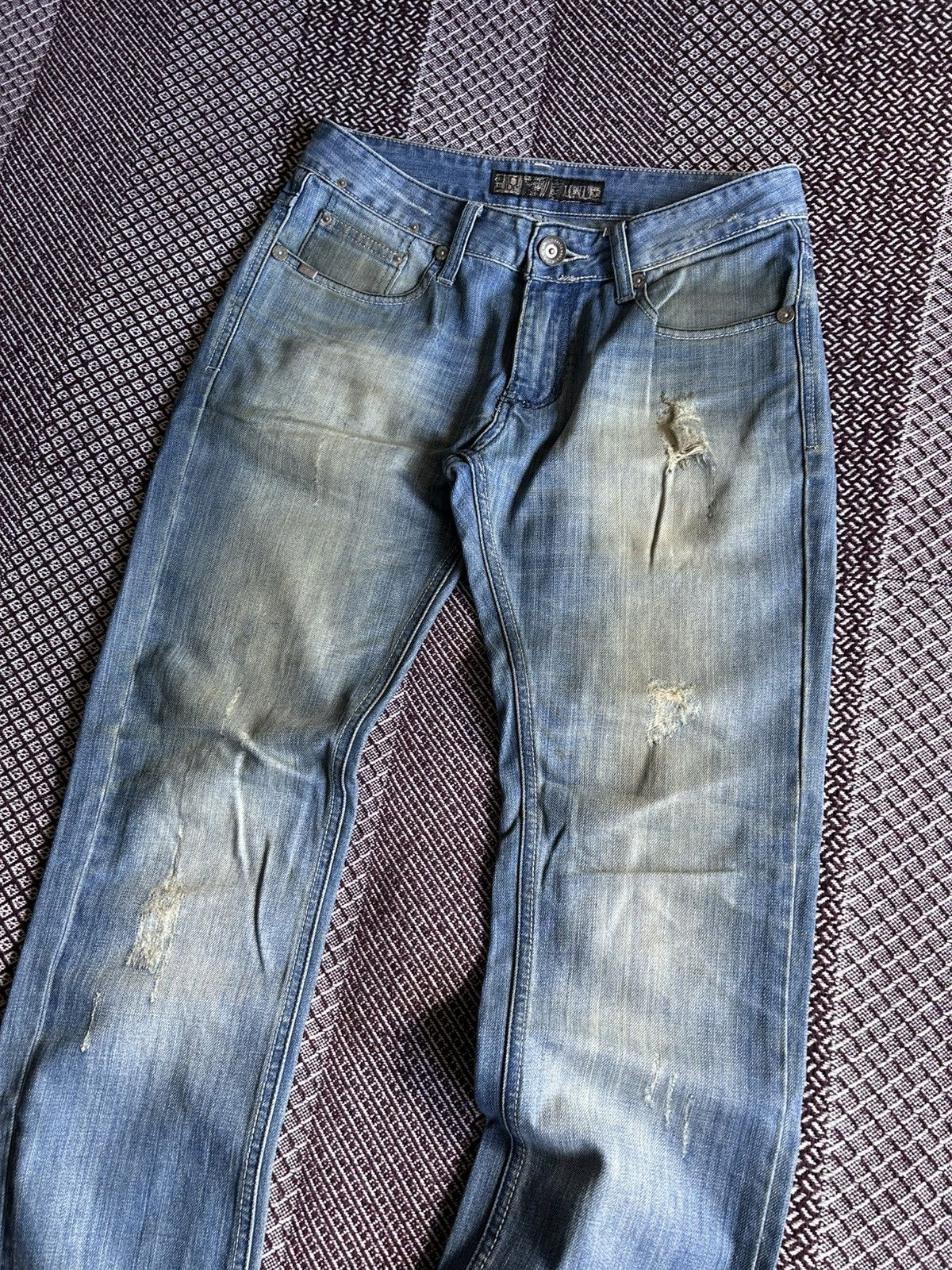 Japanese Brand Vintage Distressed Denim Jeans Japanese Style Size 30 Unisex Size US 30 / EU 46 - 4 Thumbnail