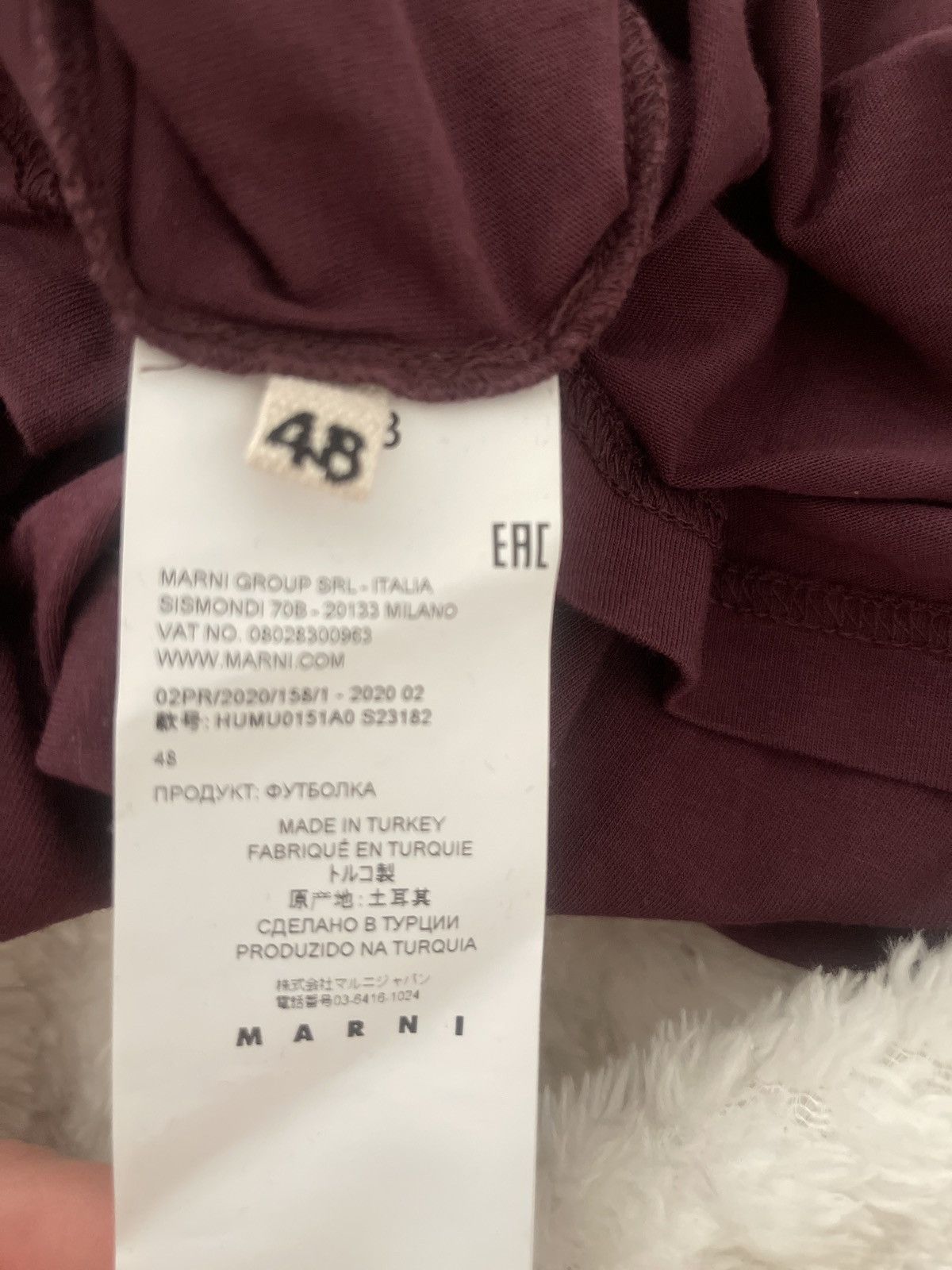 Marni Marni Men’s T shirt size 48 Size US M / EU 48-50 / 2 - 10 Thumbnail