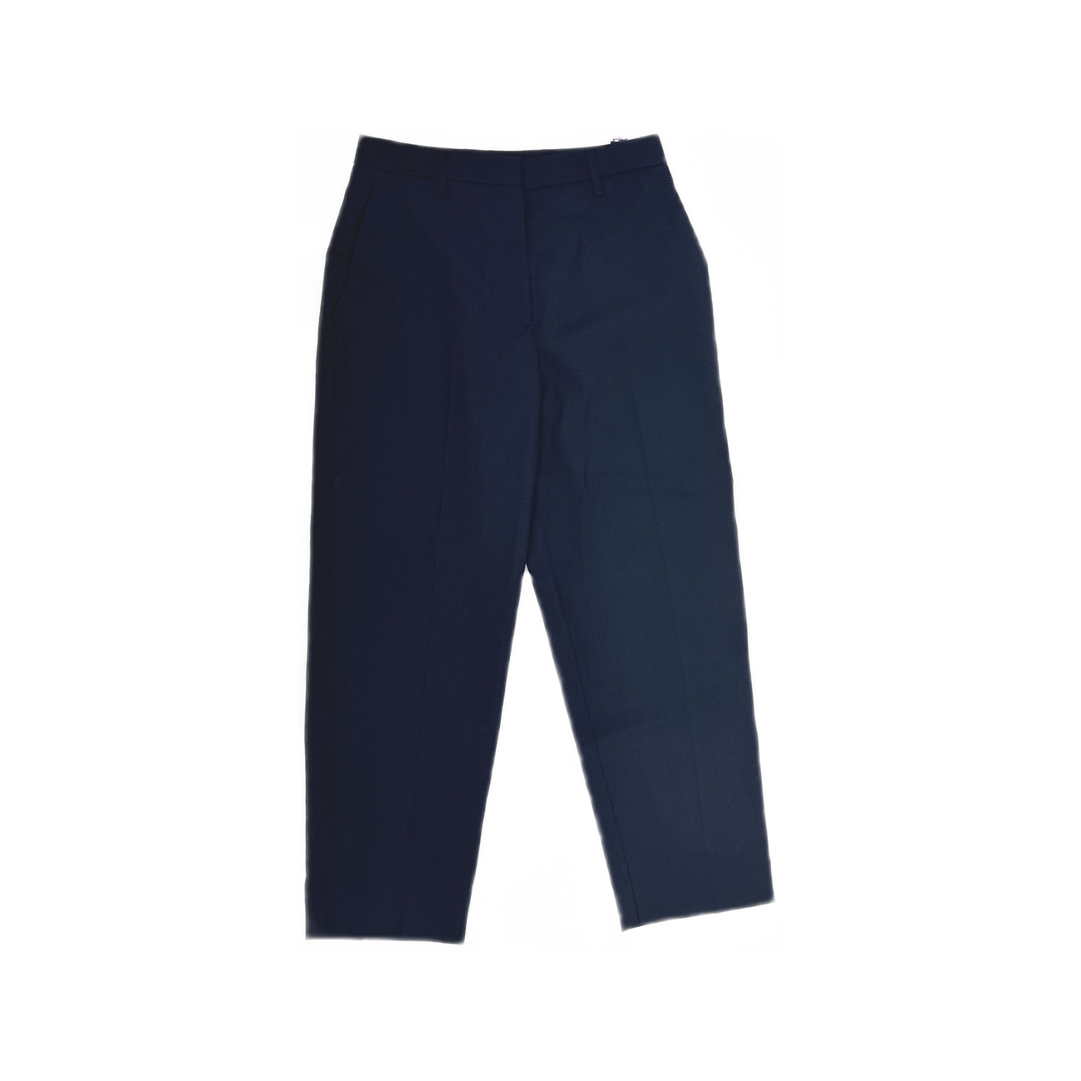 Prada Prada Blue Wool Pants Size 38 Size 26" / US 2 / IT 38 - 1 Thumbnail