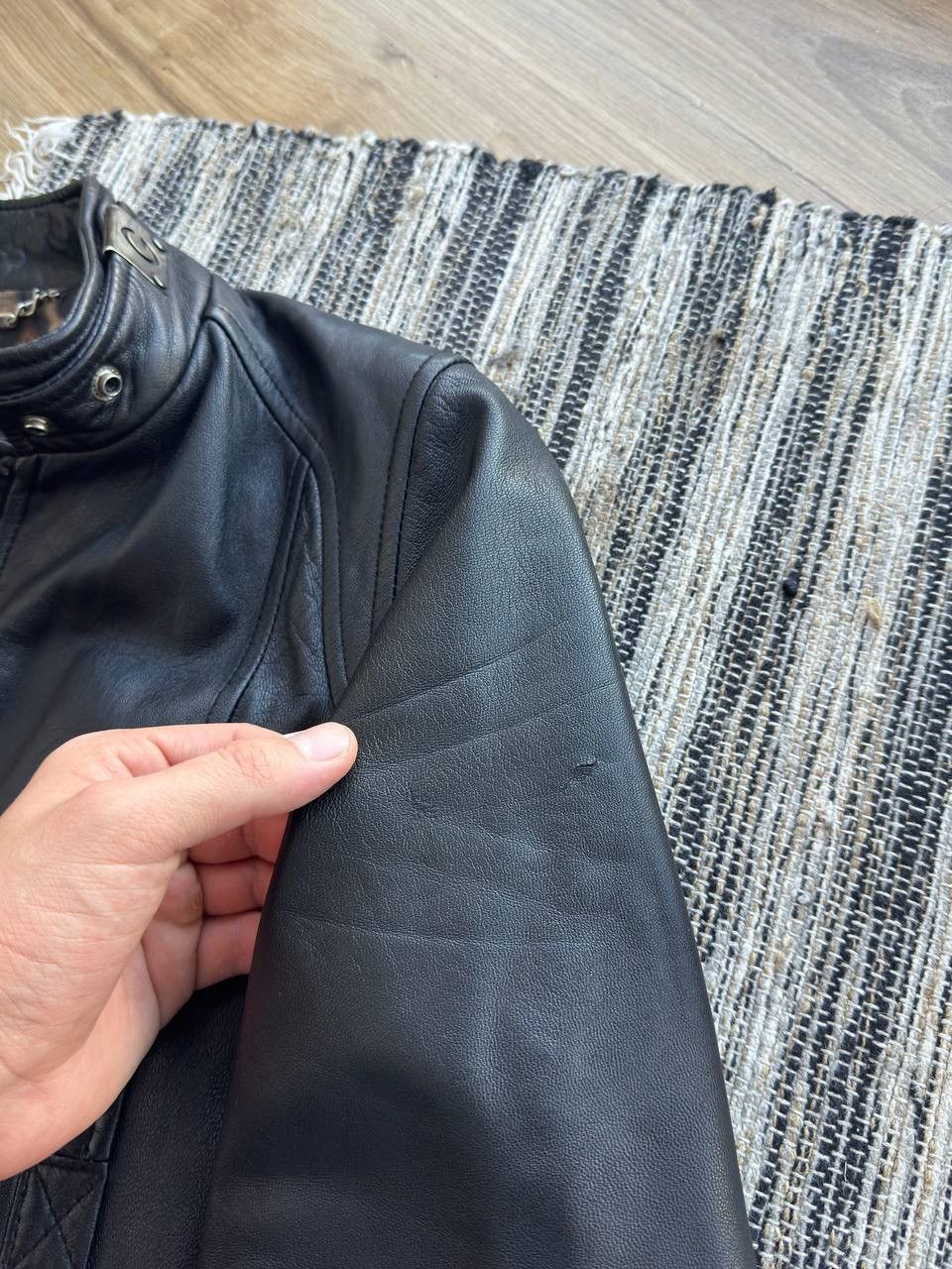 Dolce & Gabbana DOLCE & GABBANA LEATHER JACKET BLACK LEOPARD WOOMEN’S RARE Size M / US 6-8 / IT 42-44 - 5 Thumbnail