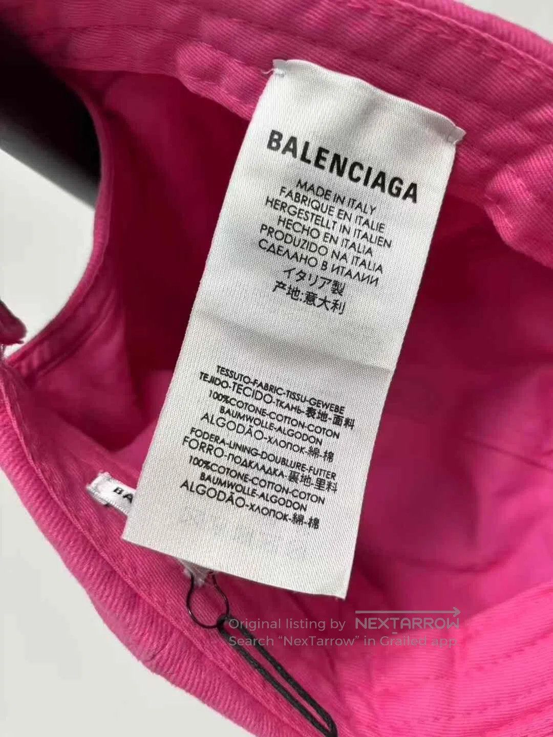 Balenciaga Balenciaga Logo Embroidered Cotton Cap. Size ONE SIZE - 4 Thumbnail