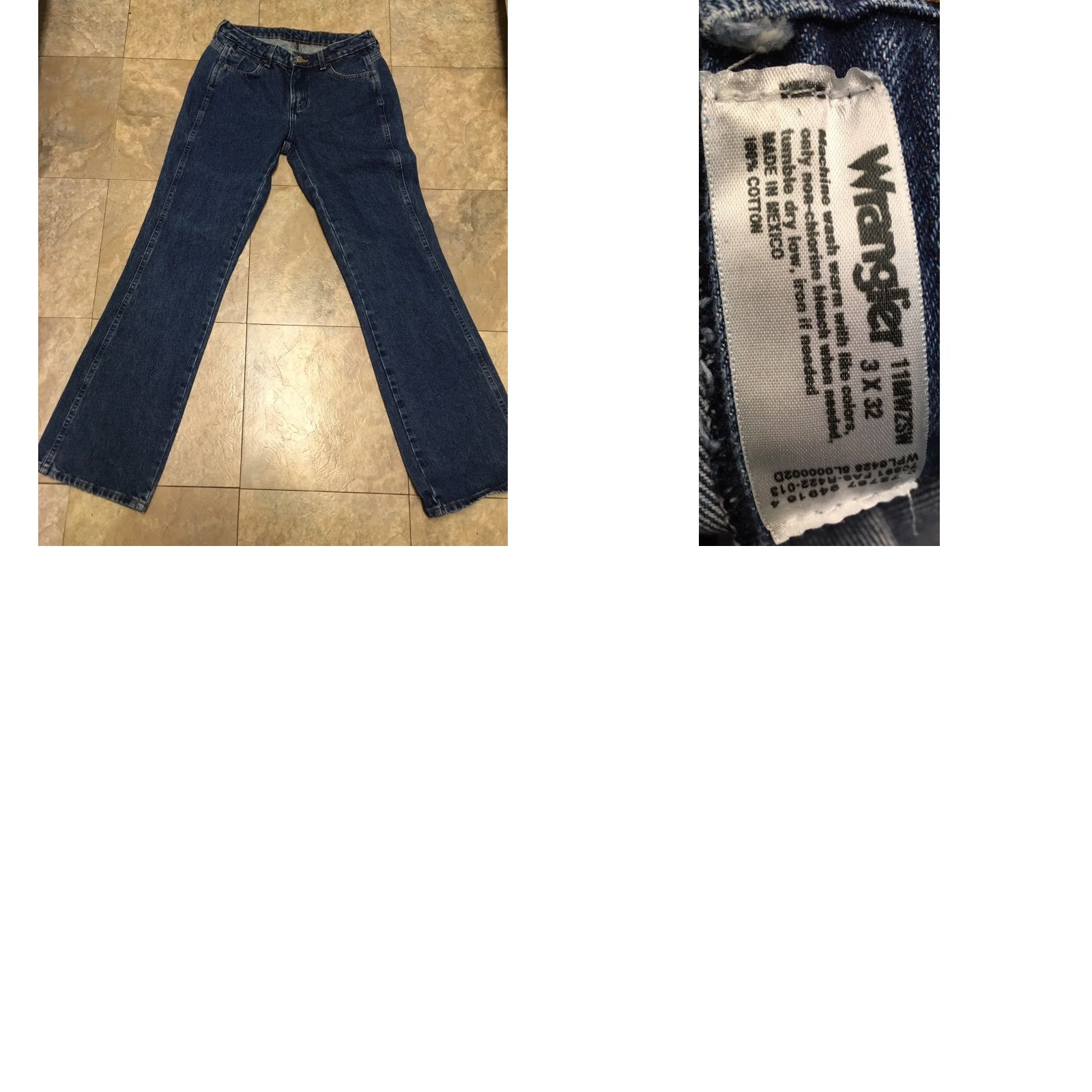 Wrangler VINTAGE Wrangler Jeans Women Jeans Boot Cut 3 Junior 32 Denim Blue 3 x 32 Size 26" / US 2 / IT 38 - 8 Thumbnail