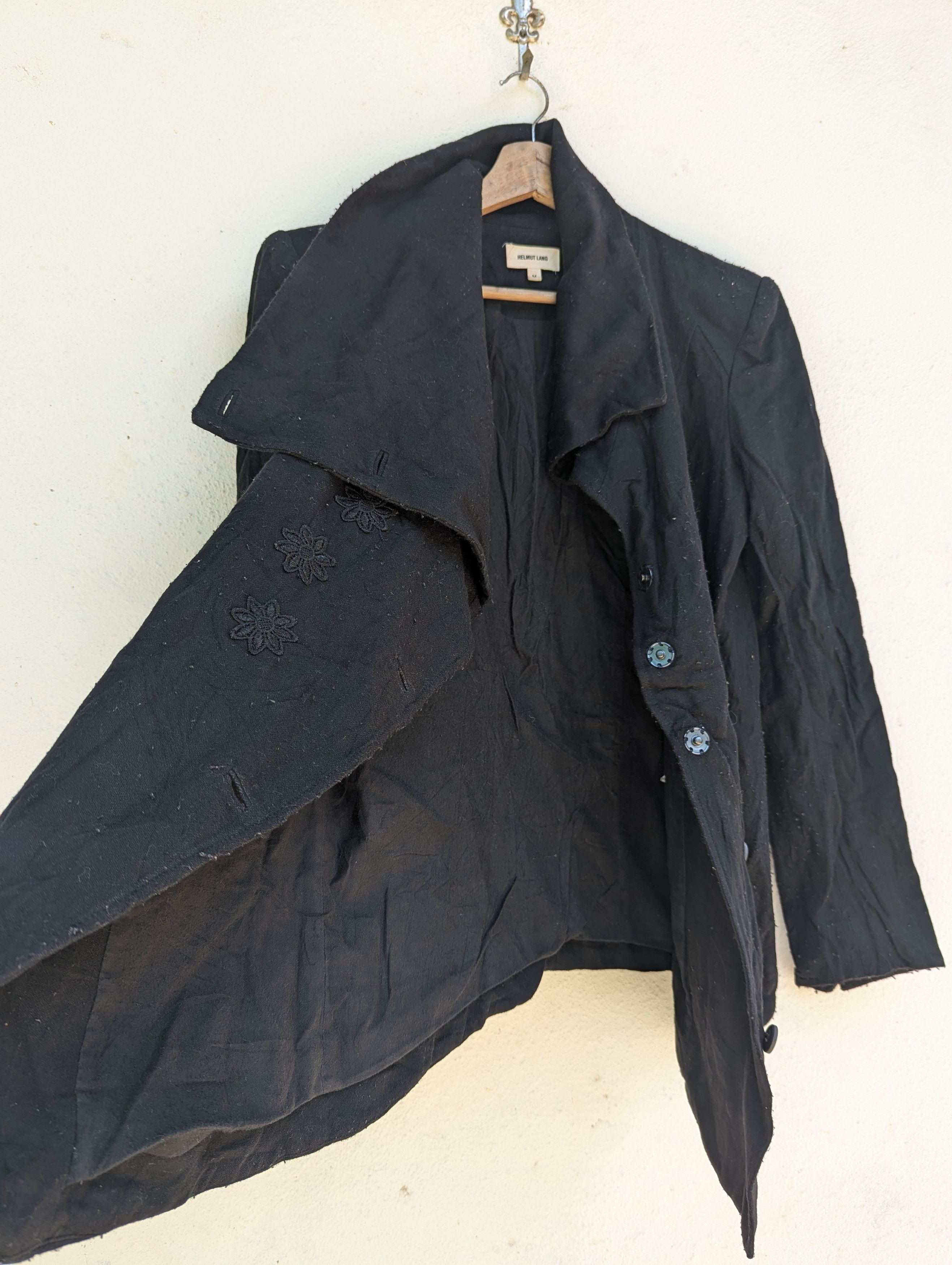 Helmut Lang HELMUT LANG FLOWER TURTLE NECK JACKET Size M / US 6-8 / IT 42-44 - 14 Thumbnail