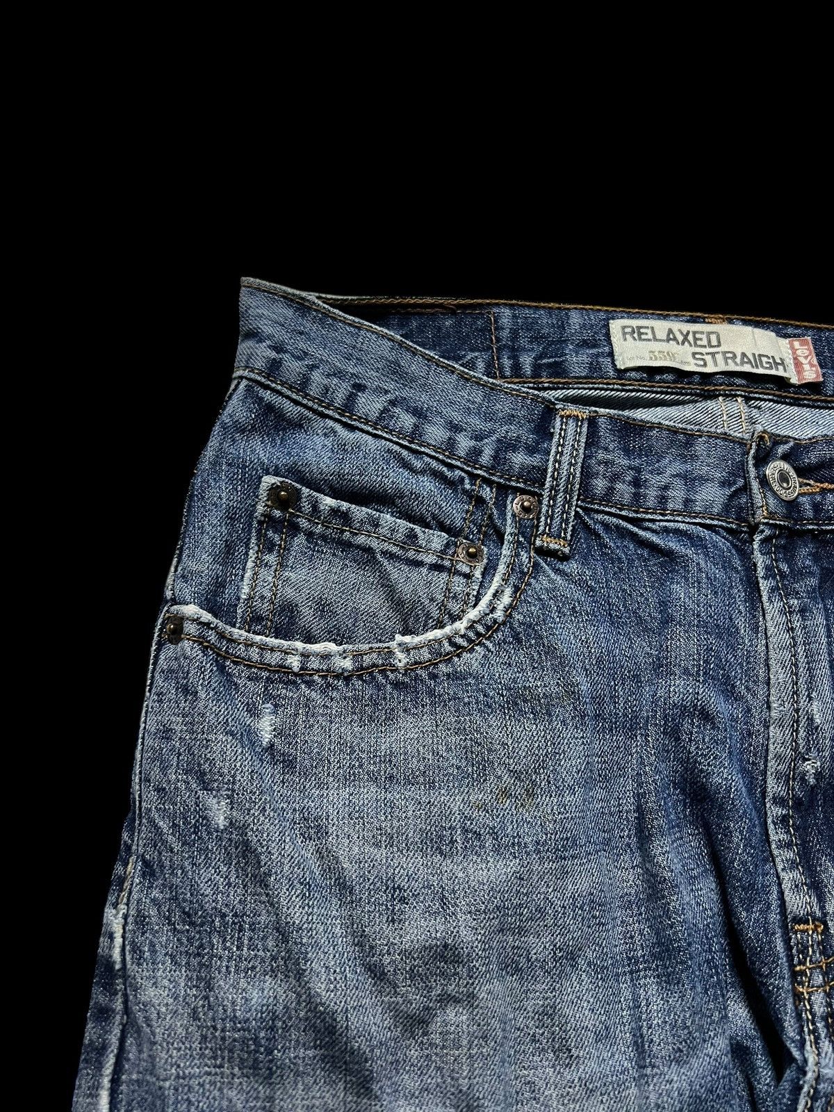 Levi's × Levi's Vintage Clothing 💥Baggy💥Vintage Levis 559 Distress Washed Jeans Size US 30 / EU 46 - 6 Thumbnail