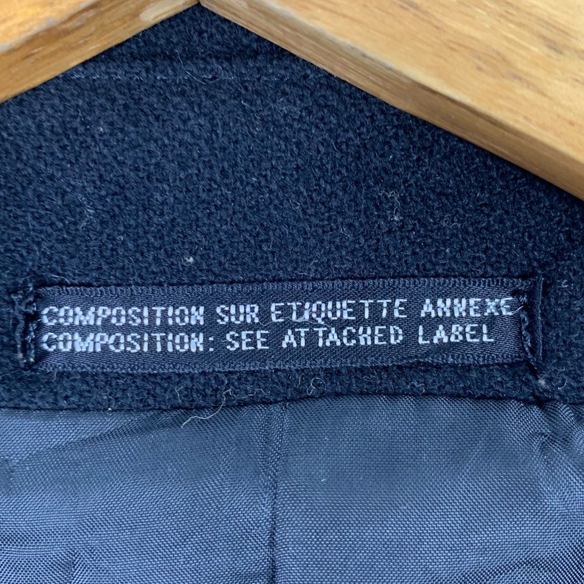 Japanese Brand × Vintage × Yohji Yamamoto Vintage INED YOHJI YAMAMOTO Japanese Brand Wool Blazer Coat Size L / US 10 / IT 46 - 7 Thumbnail
