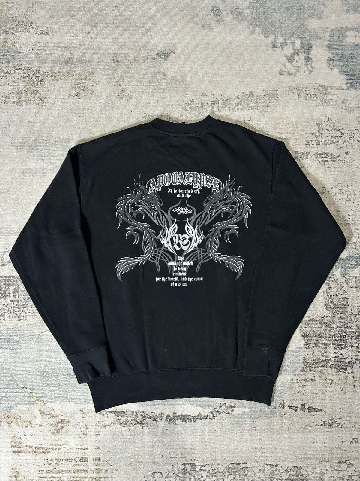 14th Addiction × Beauty Beast × Japanese Brand Gothic Sweatshirt Tribal Japanese Punk Style Size US L / EU 52-54 / 3 - 1 Thumbnail