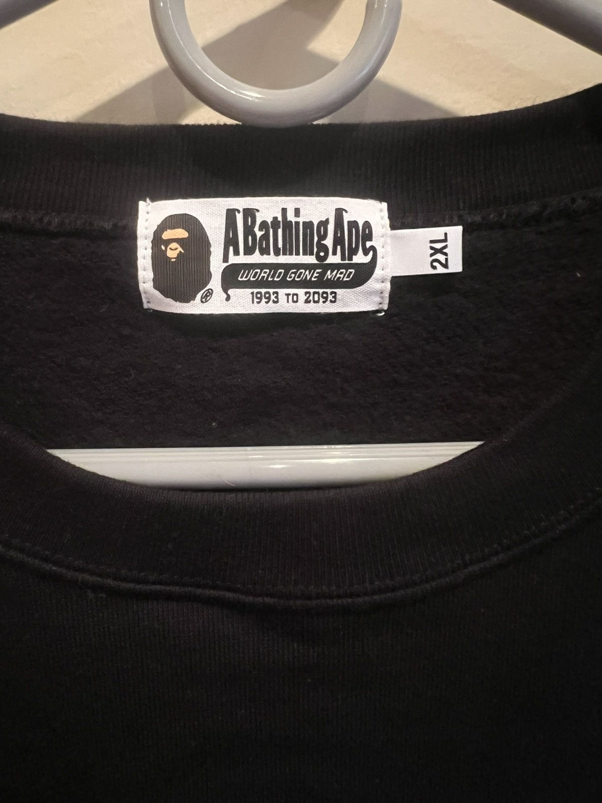 Bape BAPE Archive Crewneck In Black GOAT Exclusive Size US XXL / EU 58 / 5 - 3 Thumbnail