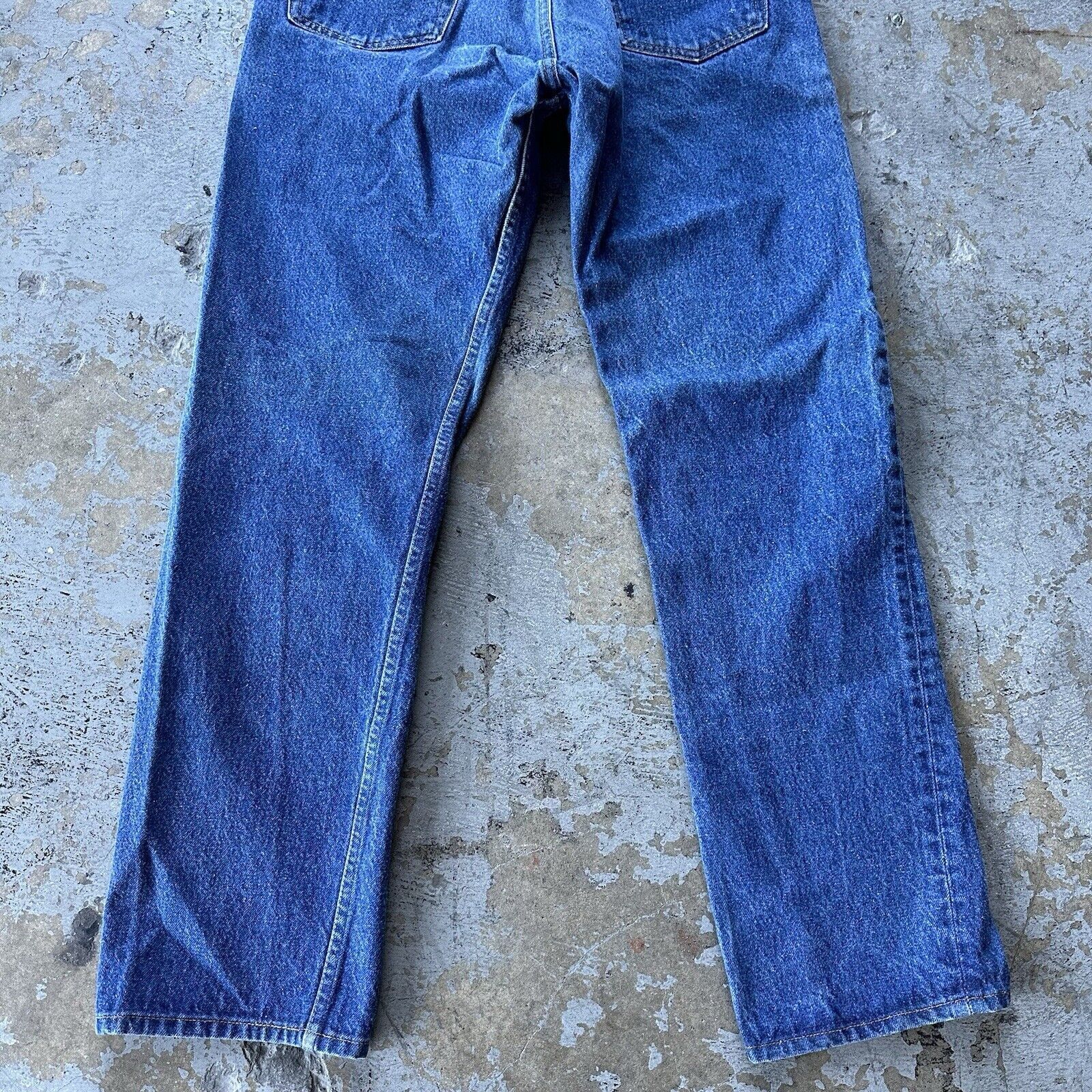 Levi's × Vintage Vintage 80s Levi’s 501 Faded Dark Wash Straight Denim Jeans Size US 35 - 7 Thumbnail