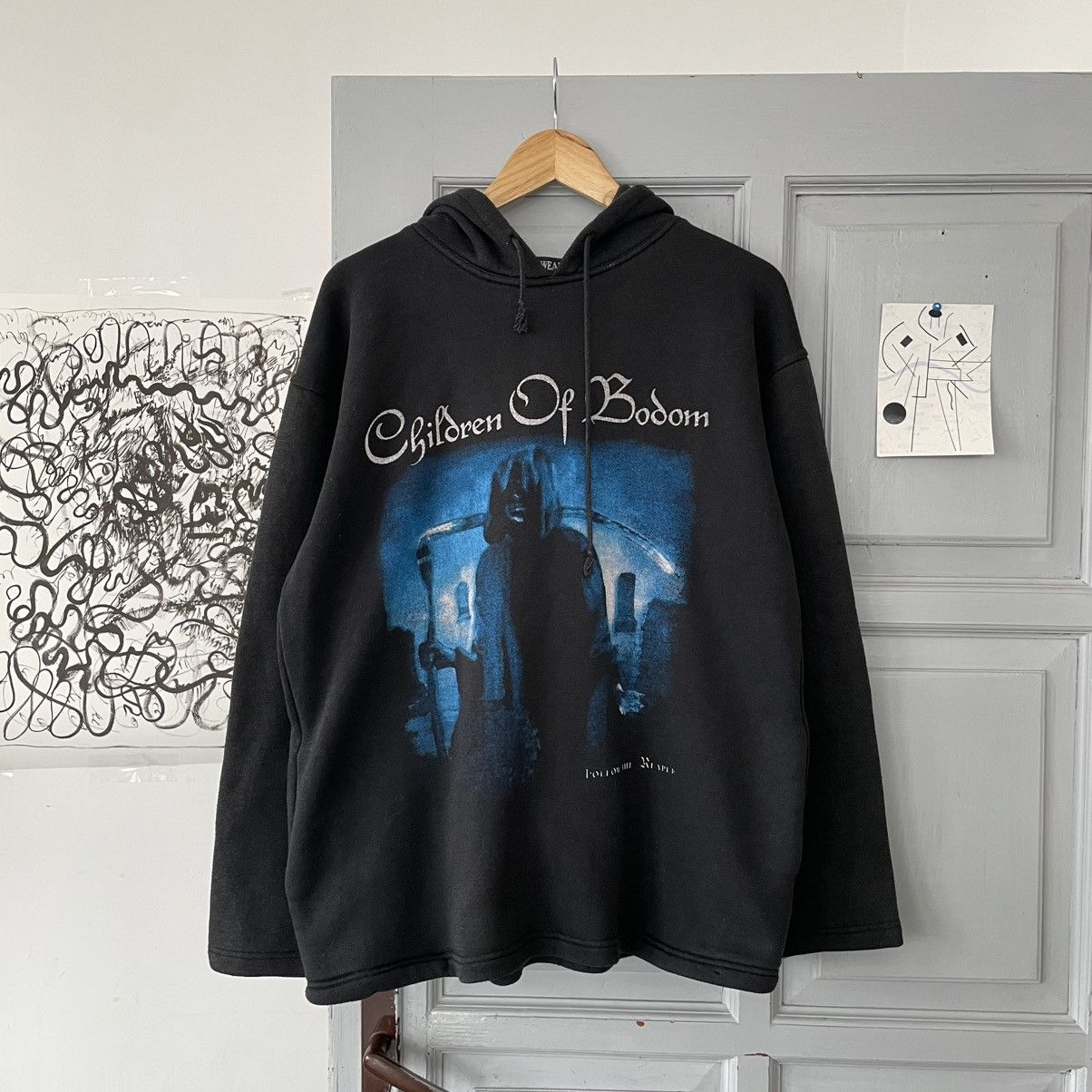 Band Tees Vintage 00’s Children Of Bottom Death metal Hoodie Rare item Size US L / EU 52-54 / 3 - 1 Thumbnail