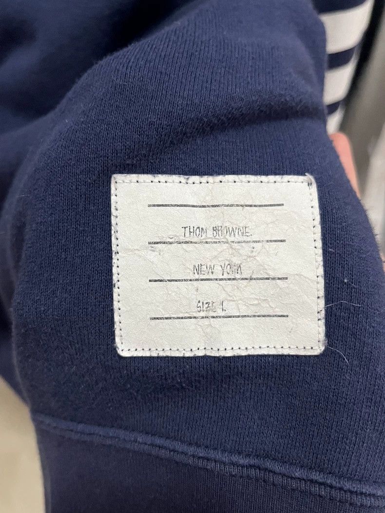 Thom Browne thom browneClassic four-striped blue sweatshirt 2503-Nextar Size US S / EU 44-46 / 1 - 4 Thumbnail