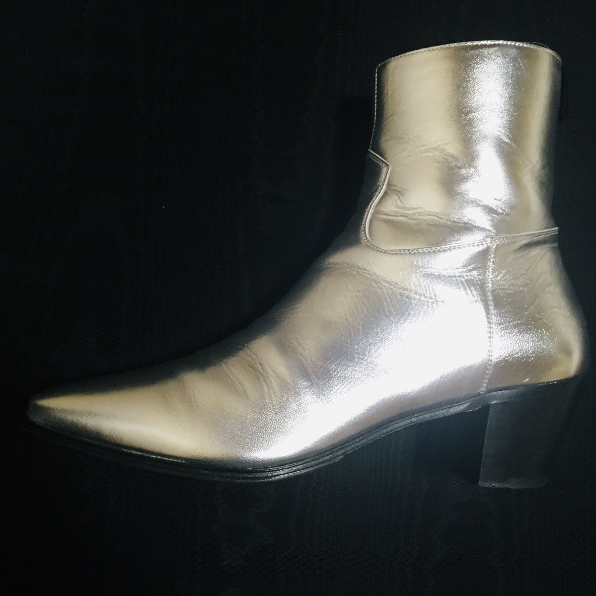 靴 CELINE BY HEDI SLIMANE jacno boots 39 Celine × Hedi Slimane SS19 Celine Jacno 60mm Custom Grey