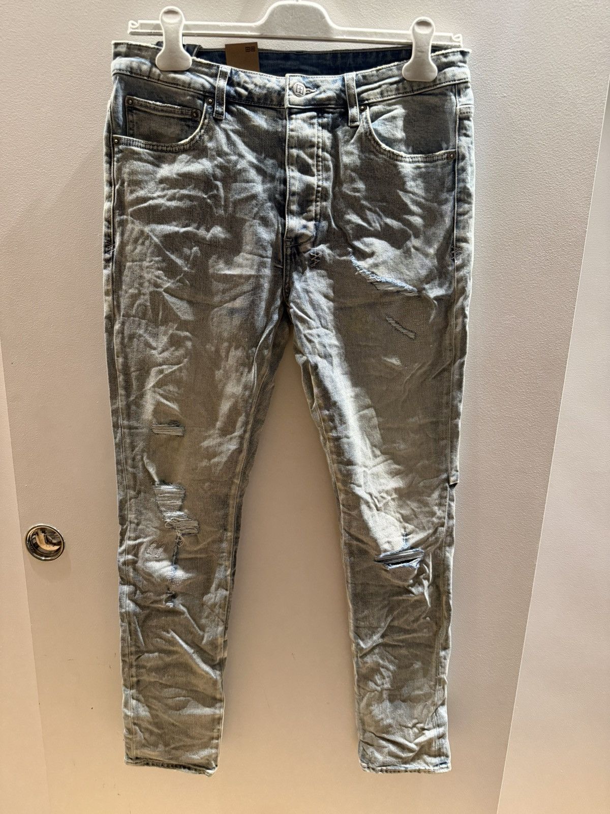 Ksubi Ksubi Chitch Punk Blue Thrashed Jeans Size 34 Size US 34 / EU 50 - 5 Thumbnail