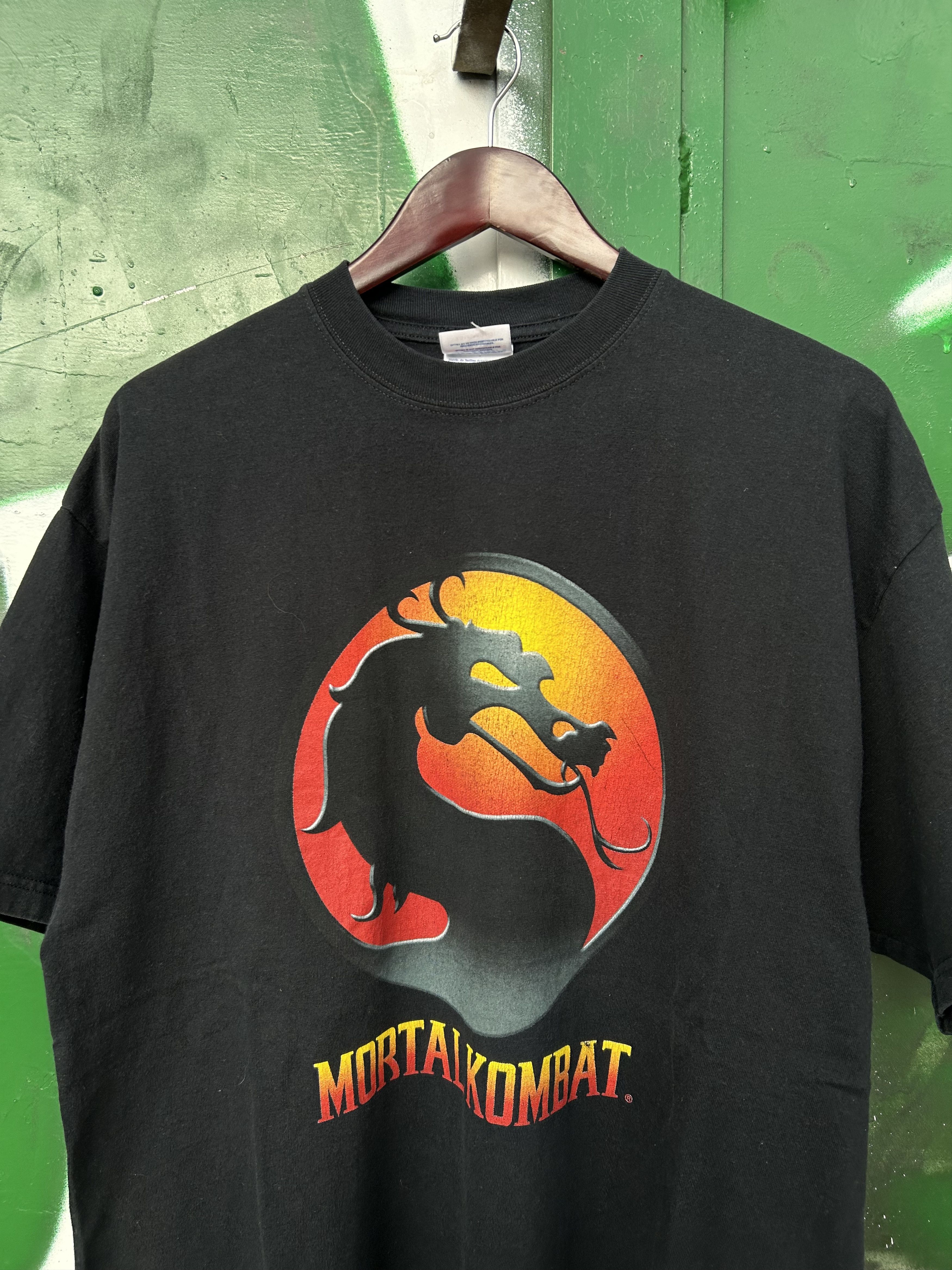 Vintage Mortal Kombat Video Game Promo Tshirt 🐉 Size US XL / EU 56 / 4 - 3 Thumbnail