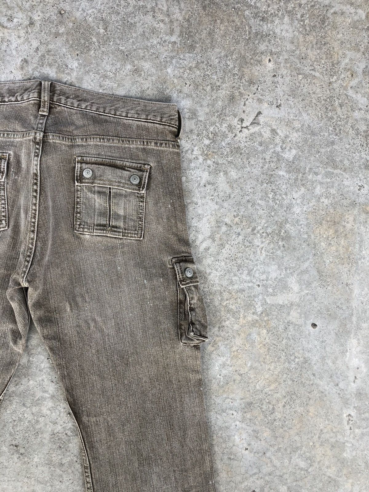 Japanese Brand Japanese Oririn Flared Jeans Distressed Jeans Cargo Jeans Size US 32 / EU 48 - 10 Thumbnail