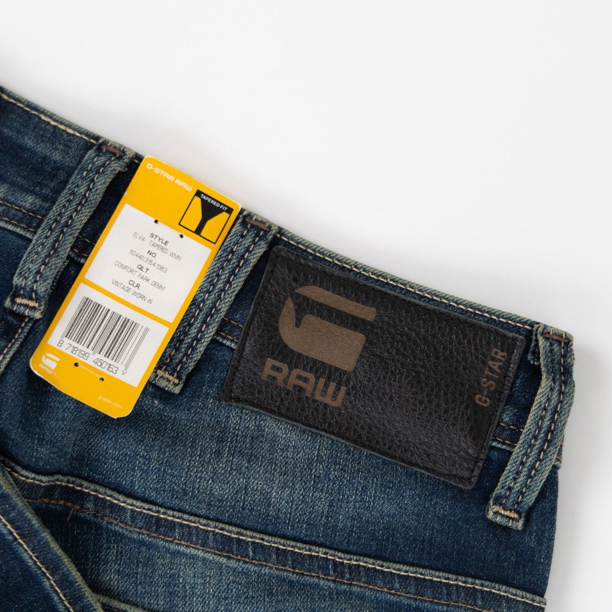 G-Star G-Star RAW Elva Tapered Wmns Jeans NWT Dark Wash Biker Style Size 26" / US 2 / IT 38 - 5 Thumbnail