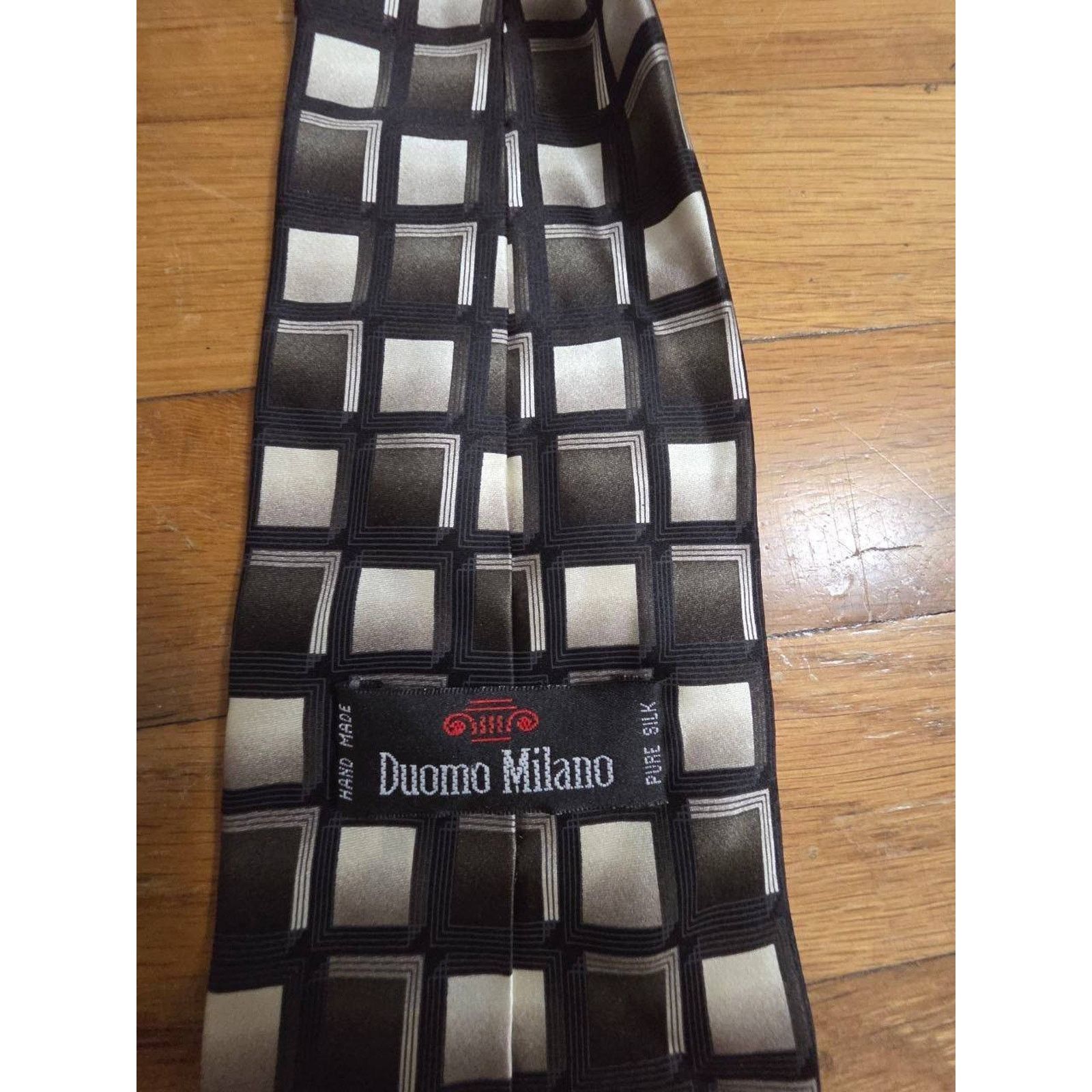 Domenico Vacca Duomo Milano Hand Made Neckti Pure Silk Tie One Size A001161 Size ONE SIZE - 3 Thumbnail