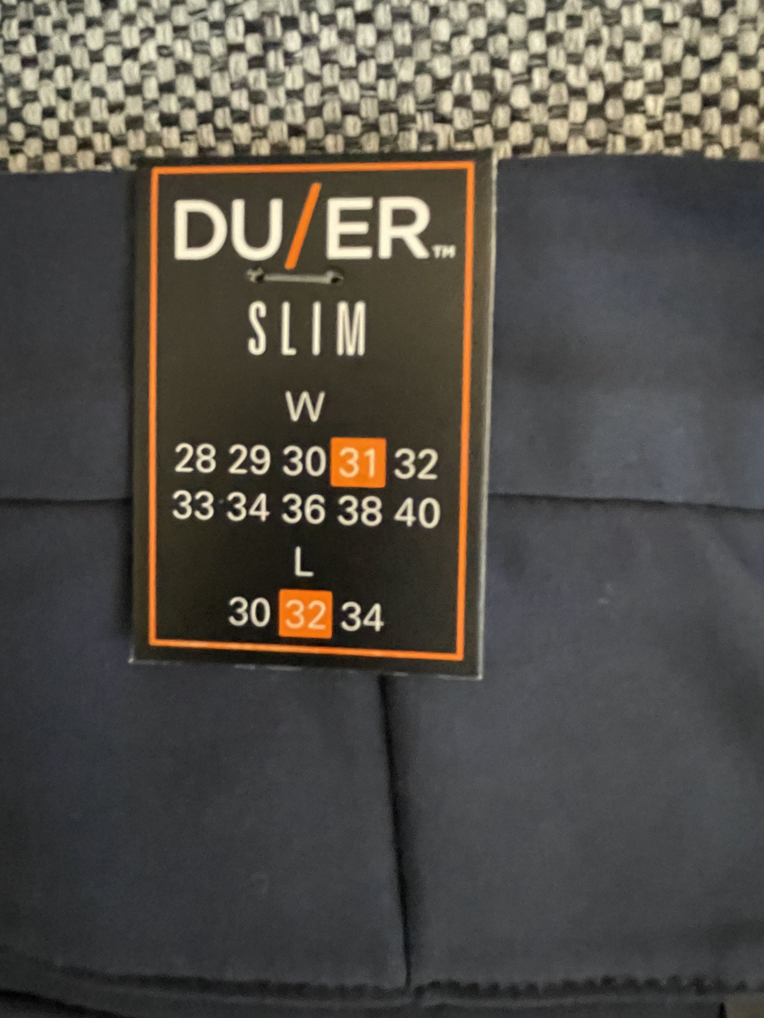 DUER Duer Nustretch Slim Straight Trouser Size US 31 - 5 Thumbnail