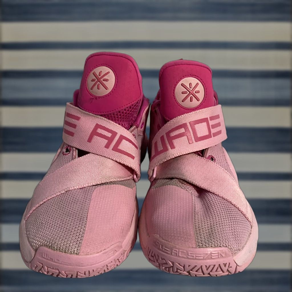 Pinko Way of Wade All City AC7 Li Ning Pink Basketball Sneakers Men’s Size 9.5 - Way of Wade - Athletic Sneaker - Men - 9.5 - Pink - Basketball - Mid Top Size US 10 / EU 43 - 1 Thumbnail