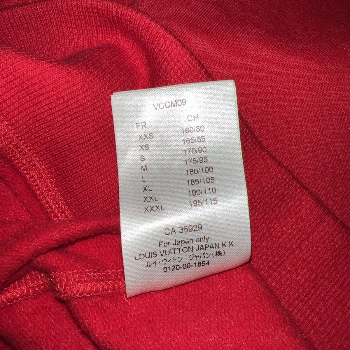 Louis Vuitton × Supreme SUPREME LOUIS VUITTON ARC LOGO CREWNECK SWEATER RED 2017 Size US L / EU 52-54 / 3 - 8 Thumbnail