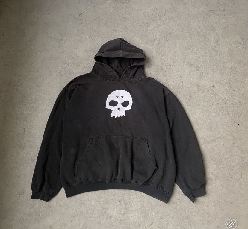 Point Zero ZERO HOODIE SKATE SKULL Y2K 90S CYBER ALTERNATIVE OPIUM O Size US M / EU 48-50 / 2 - 1 Thumbnail