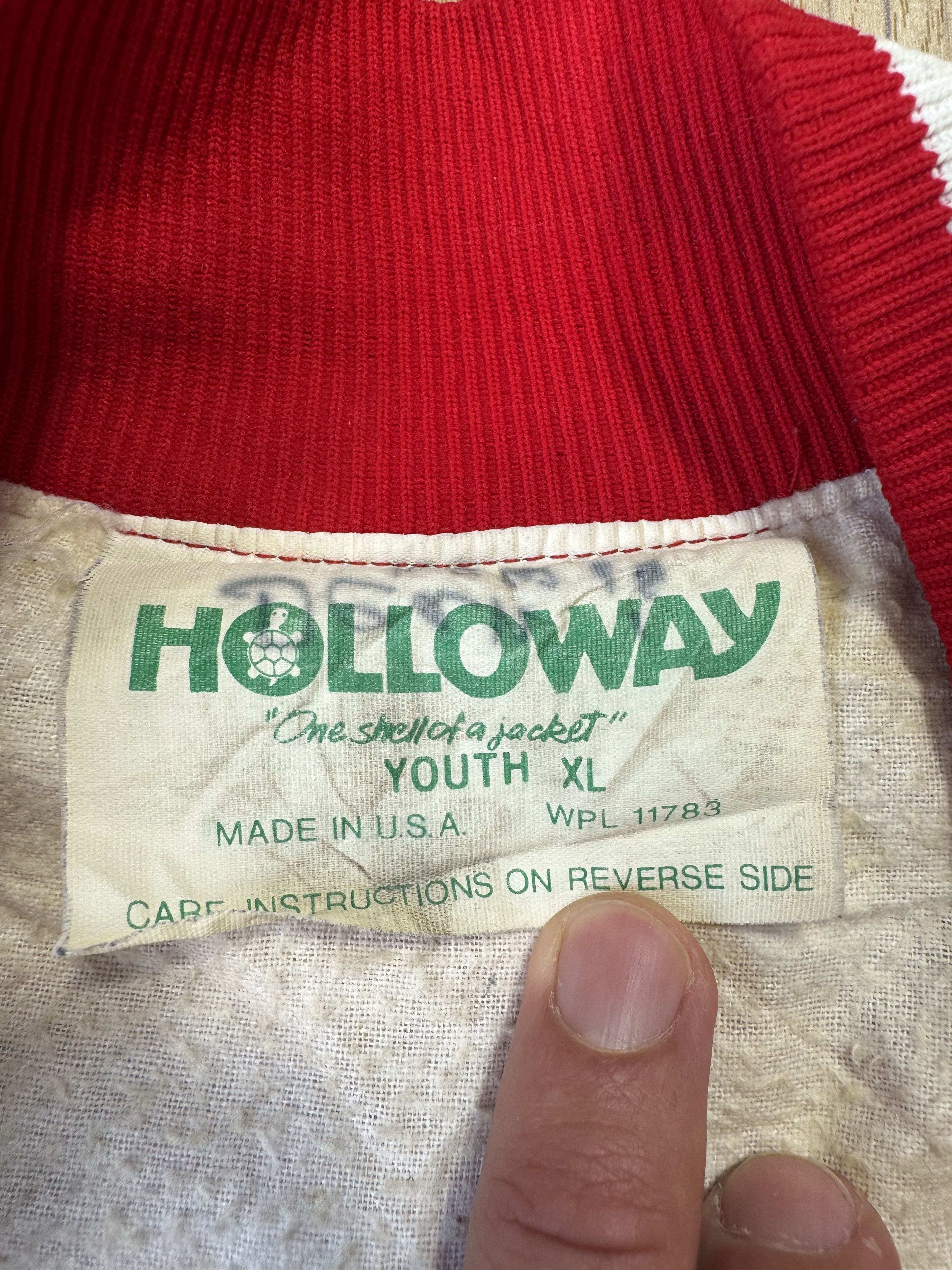Holloway Vintage varsity jacket "Monroe" red/white 1984 Size US S / EU 44-46 / 1 - 9 Thumbnail