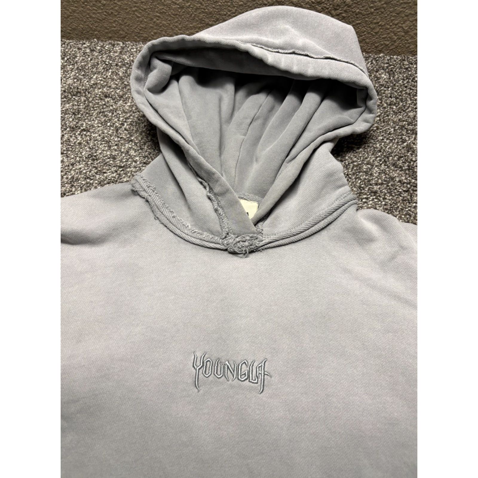 YoungLA YoungLA Hoodie Adult Large 3142 Gray Size US L / EU 52-54 / 3 - 2 Thumbnail