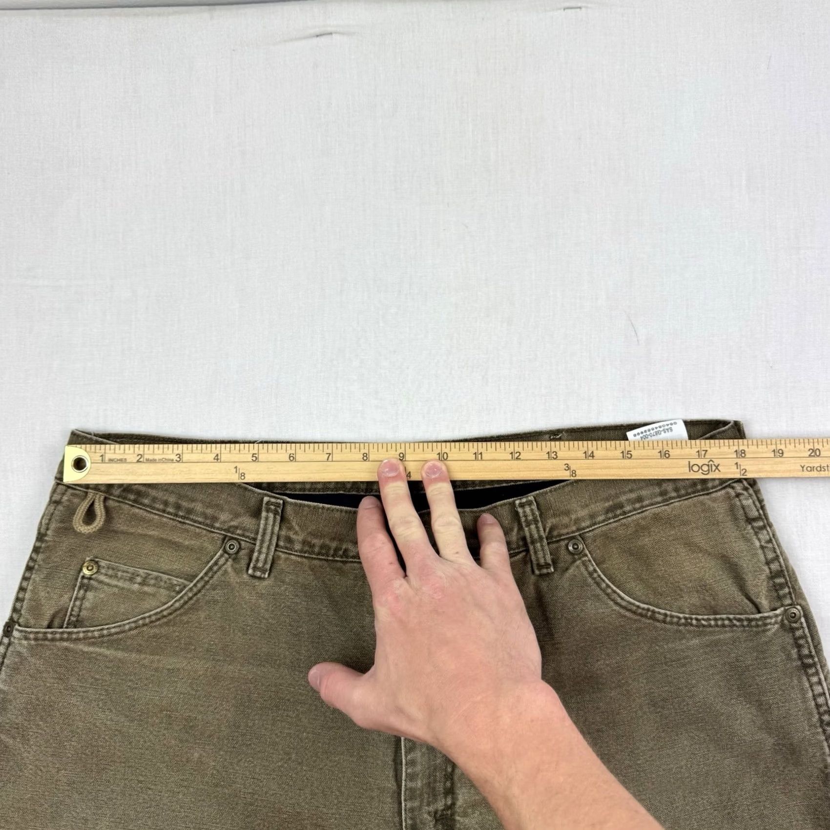 Wrangler VINTAGE Wrangler Rugged Wear Denim Jeans Adult 38x30 Brown Lined 90s Y2K USA Outdoor Men's Regular Straight Jeans Shirt Size US 38 / EU 54 - 7 Thumbnail