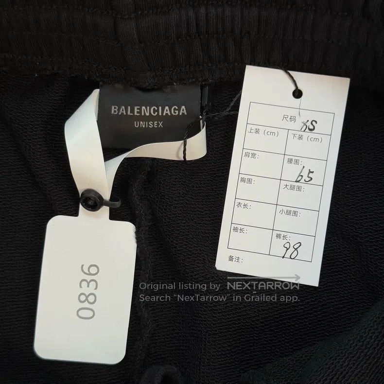 Balenciaga Balenciaga size XS Double ring logo pants Size US 27 - 2 Thumbnail