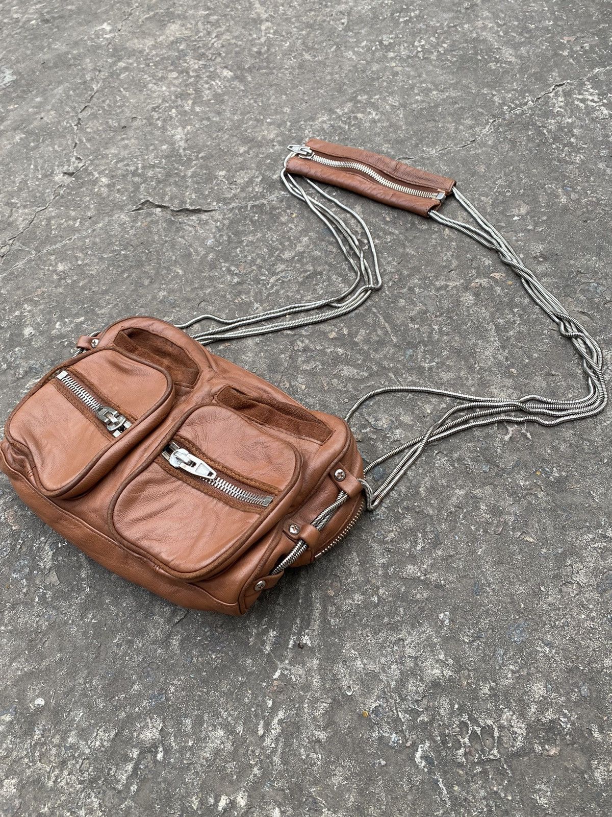 Alexander Wang Alexander Wang Brenda crossbody Leather Brown bag Size ONE SIZE - 3 Thumbnail