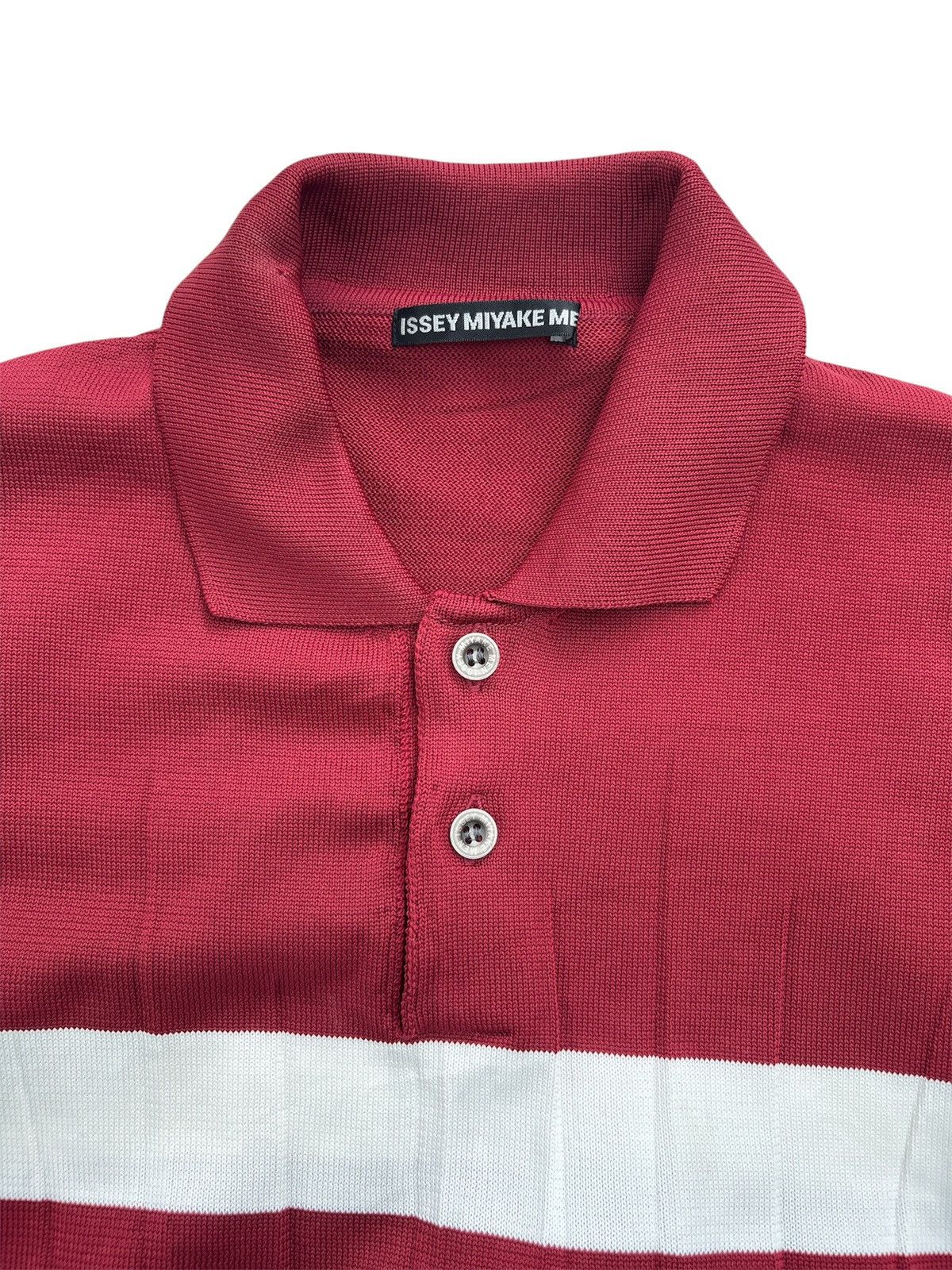 Issey Miyake SS19 RUNWAY Pleated Rugby Polo Size US M / EU 48-50 / 2 - 4 Thumbnail
