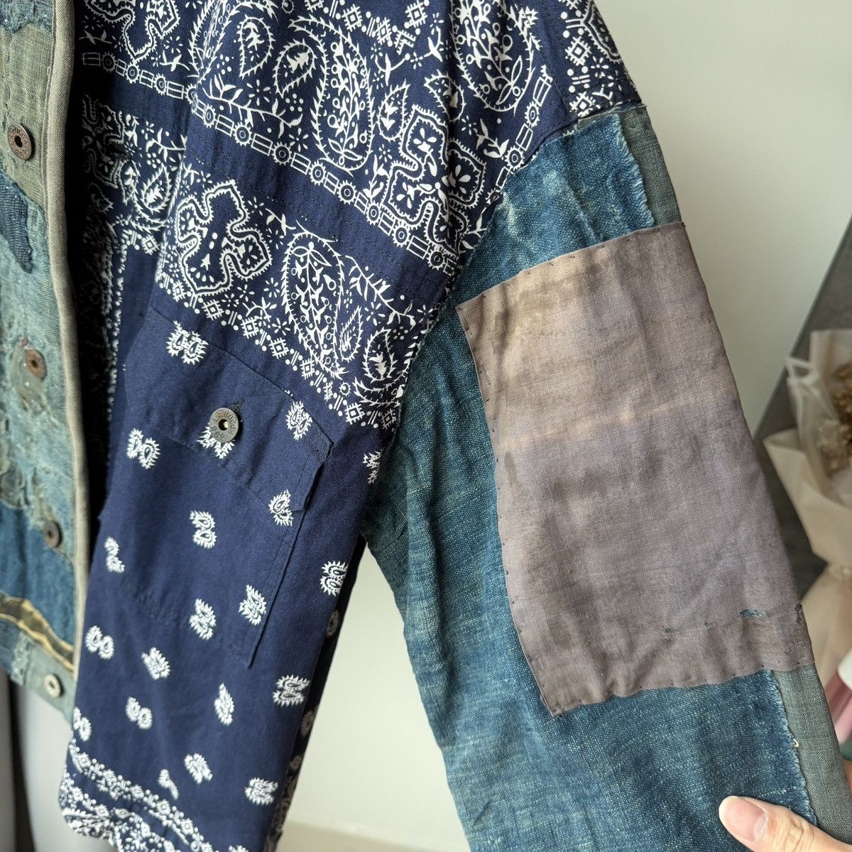 Other Boro Bandana Trucker Jacket with Embroidery Size US M / EU 48-50 / 2 - 9 Thumbnail