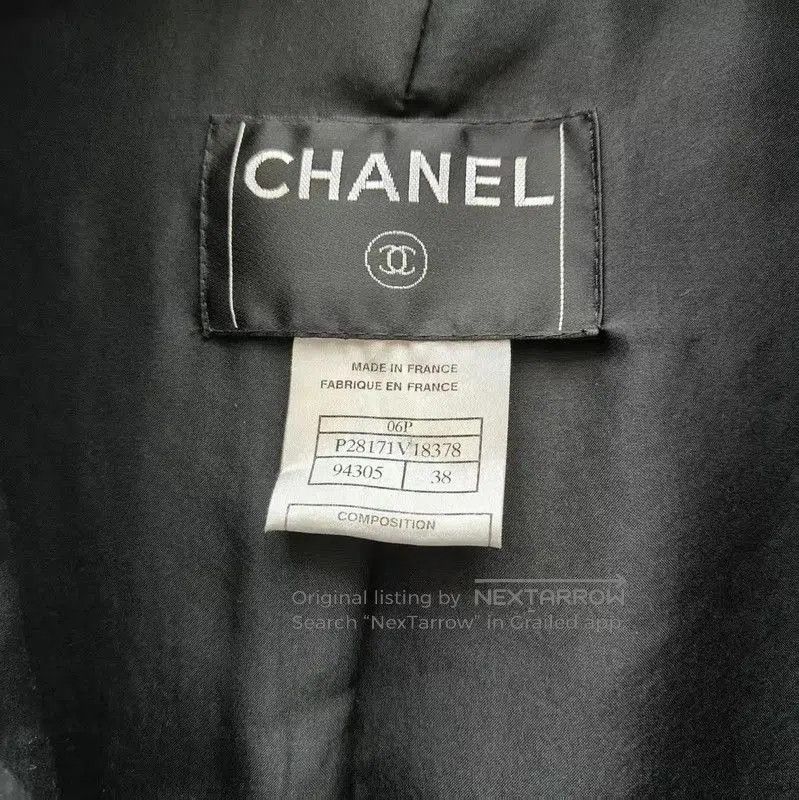 Chanel Chanel Black Silk Blend Doll Collar Short Jacket . Size M / US 6-8 / IT 42-44 - 5 Thumbnail