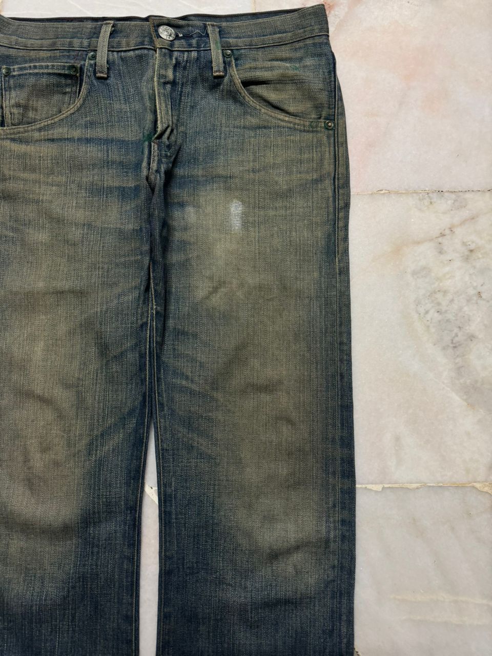 Levi's 💥Insane💥90s Levi’s 505 Premium Rusty Mudwash Thrashed Nice Size US 30 / EU 46 - 5 Thumbnail