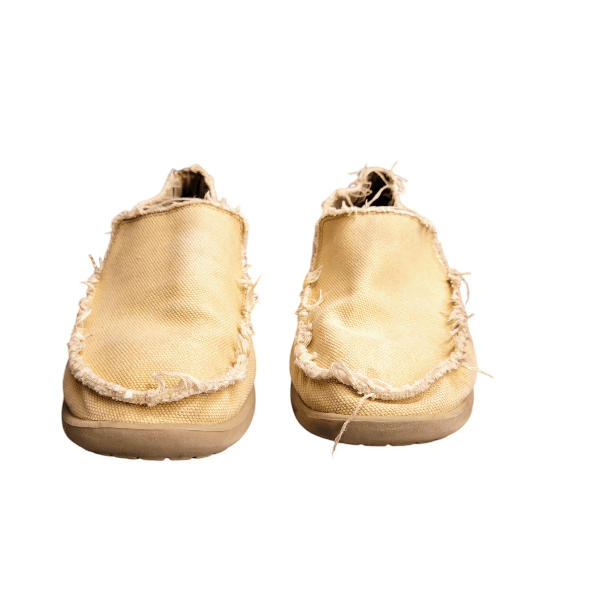 Crocs Crocs 10128 Santa Cruz Slip On Shoes Loafers Canvas Khaki Size US 8 / EU 41 - 2 Thumbnail