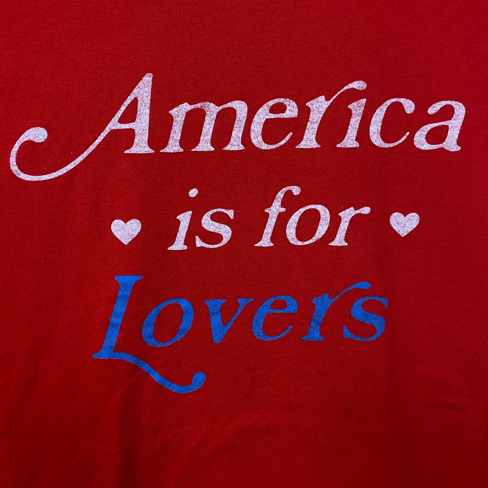 Junk Food Junk Food Clothing America Is For Lovers Graphic T-Shirt XL Size US XL / EU 56 / 4 - 2 Thumbnail
