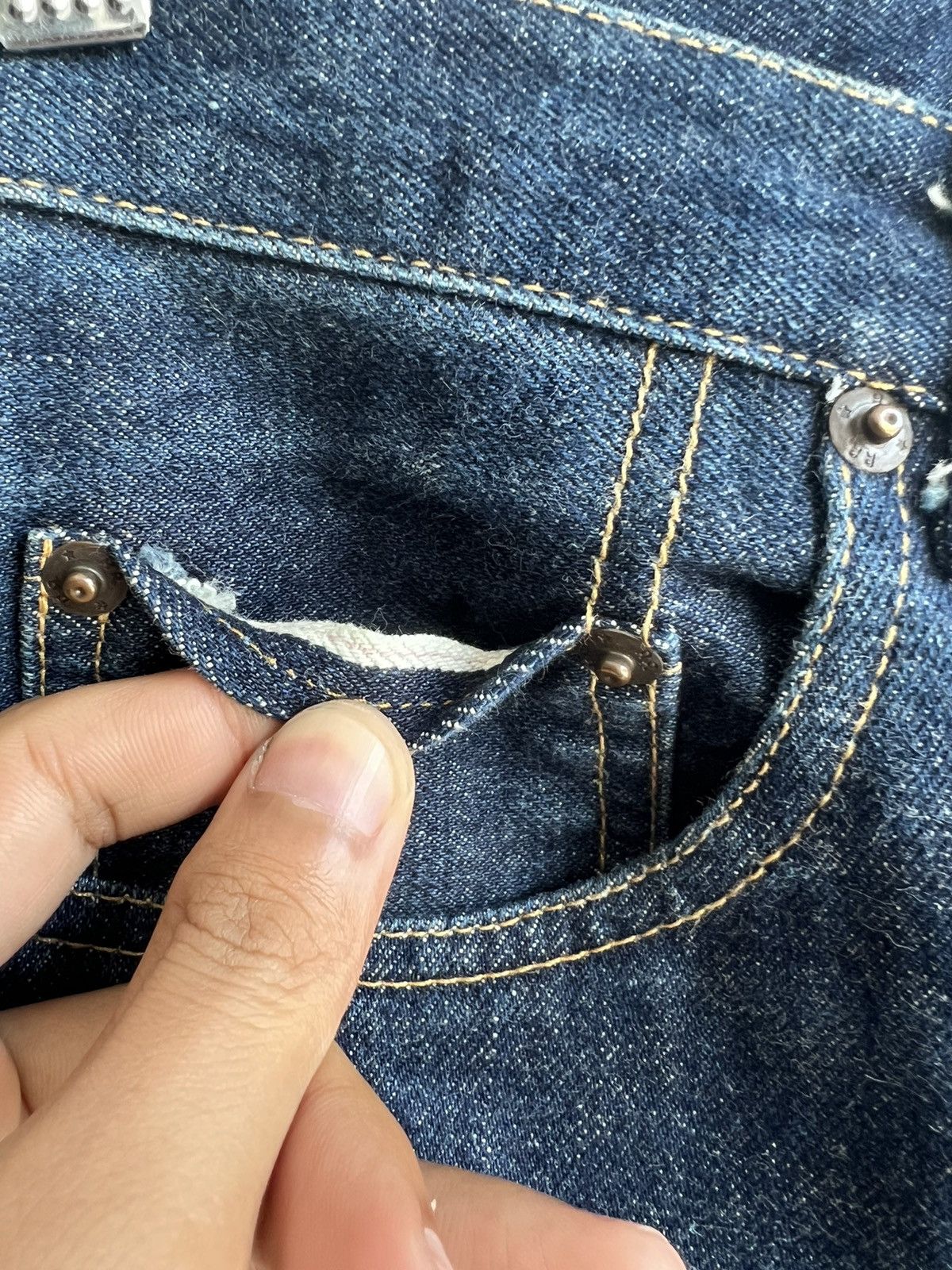 RRL Ralph Lauren 1980s Double RL RRL 🇺🇸 Regular Fit Baggy Selvaged Denim Size US 29 - 11 Thumbnail