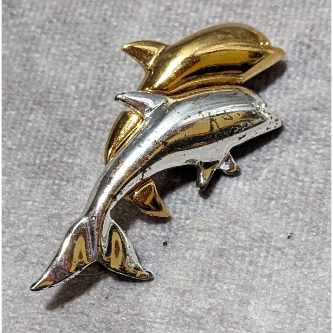 Other Vintage Napier Mixed Metal Tone Dolphin Brooch Size ONE SIZE - 4 Thumbnail