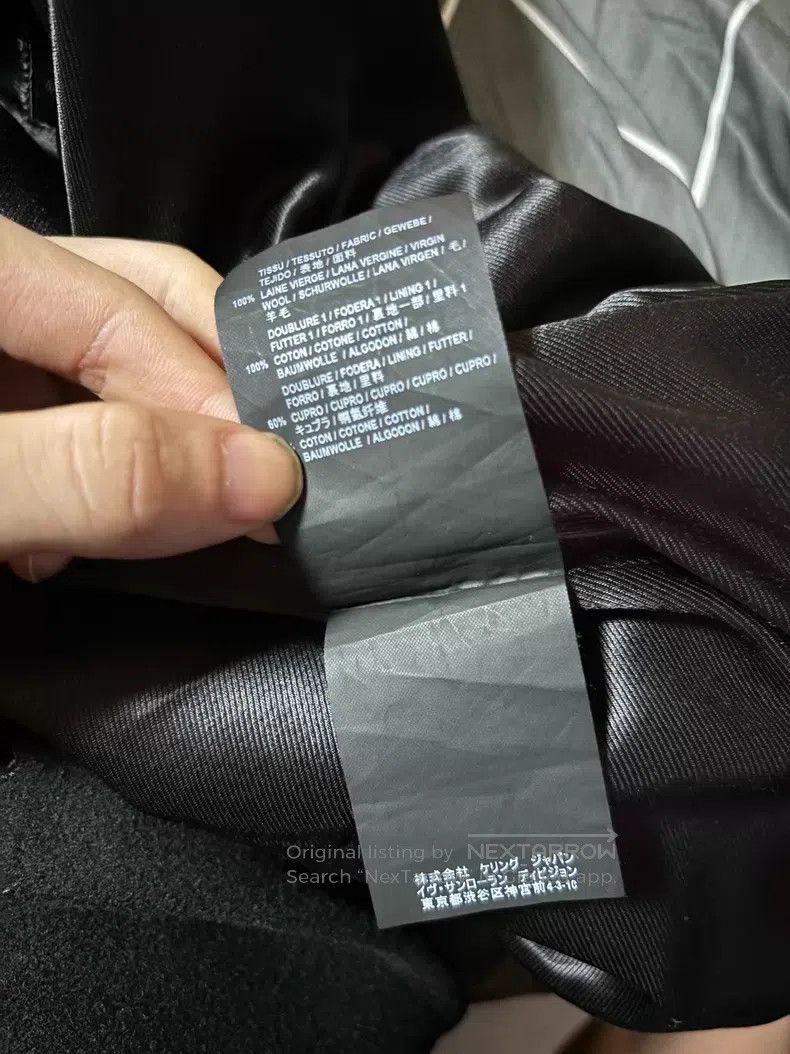 Saint Laurent Paris Saint Laurent Paris Navy anchor double-breasted coat Size US S / EU 44-46 / 1 - 6 Thumbnail