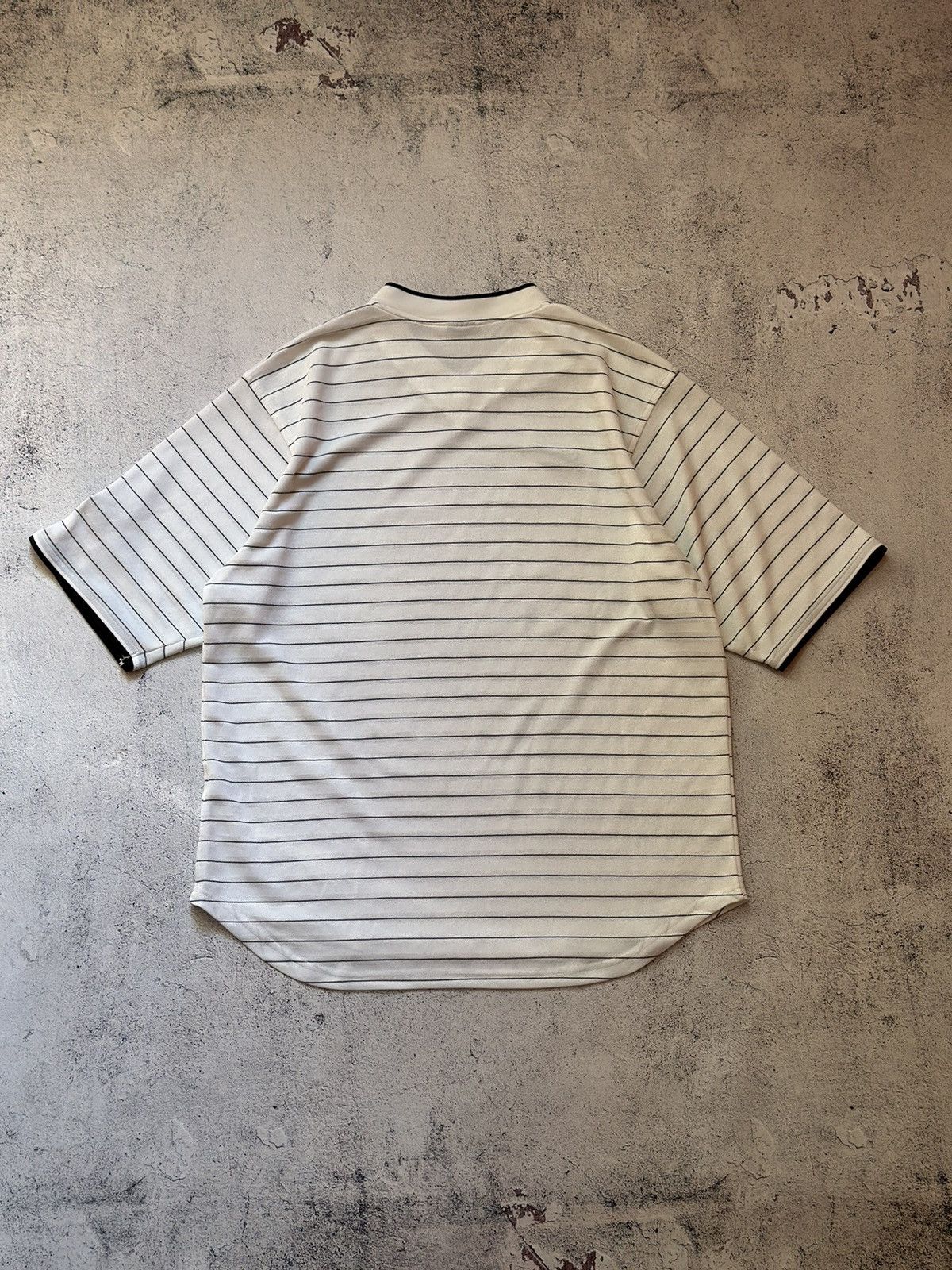 Nike × Vintage Vintage Nike Team Striped Jersey T Shirts 00s Size US L / EU 52-54 / 3 - 10 Thumbnail