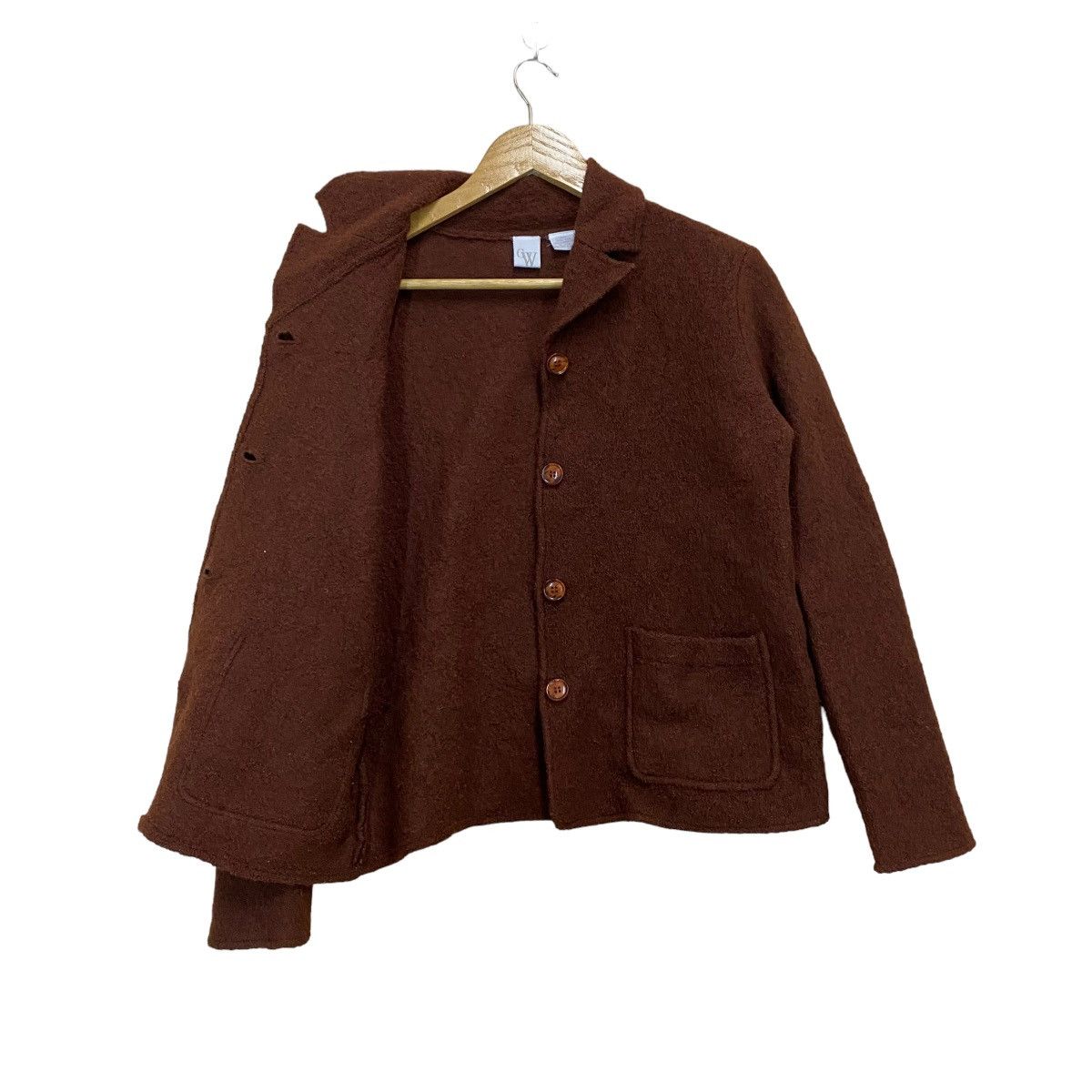 Japanese Brand CW Clifford & Willis Brown Button Jacket Size US M / EU 48-50 / 2 - 7 Thumbnail
