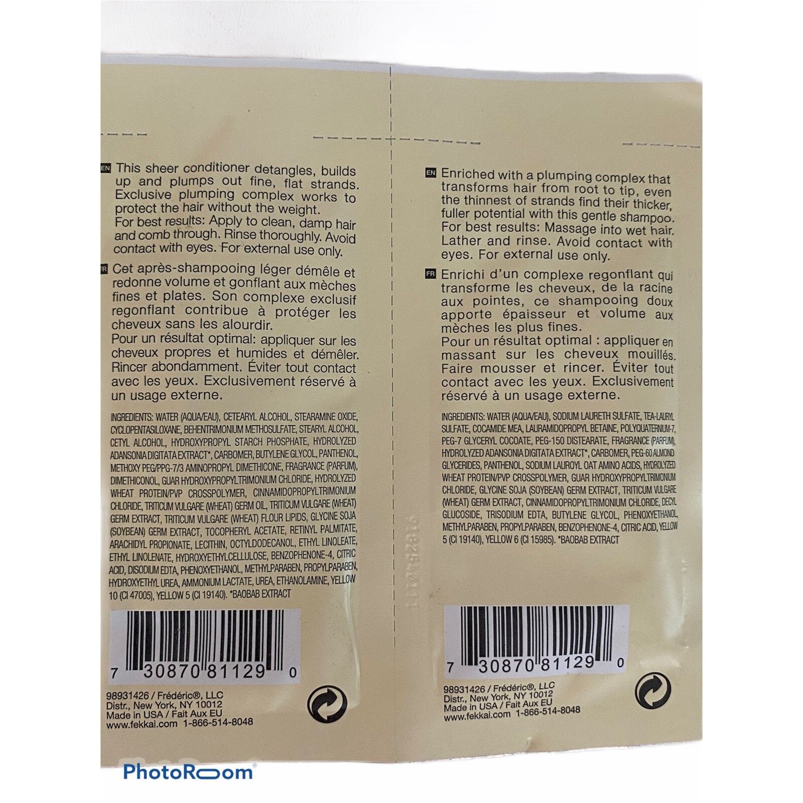 Other Fekkai Advanced Full Volume Shampoo & Conditioner Travel Sz Size ONE SIZE - 2 Thumbnail
