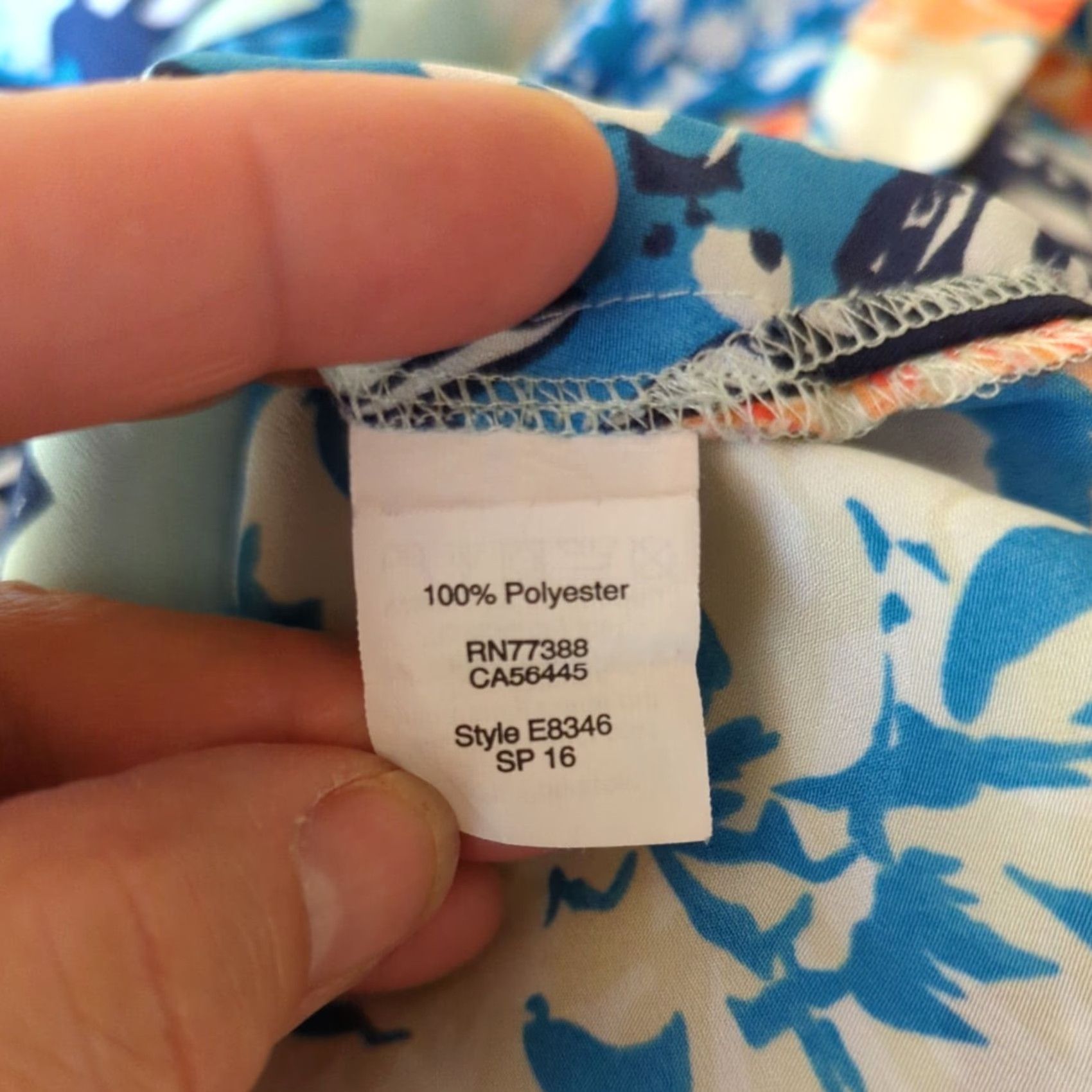 J.Crew J.Crew Womens Blouse Sleeveless Top Floral Print Size 10 Multicolor Round Neck buttons Womens Size L / US 10 / IT 46 - 6 Thumbnail