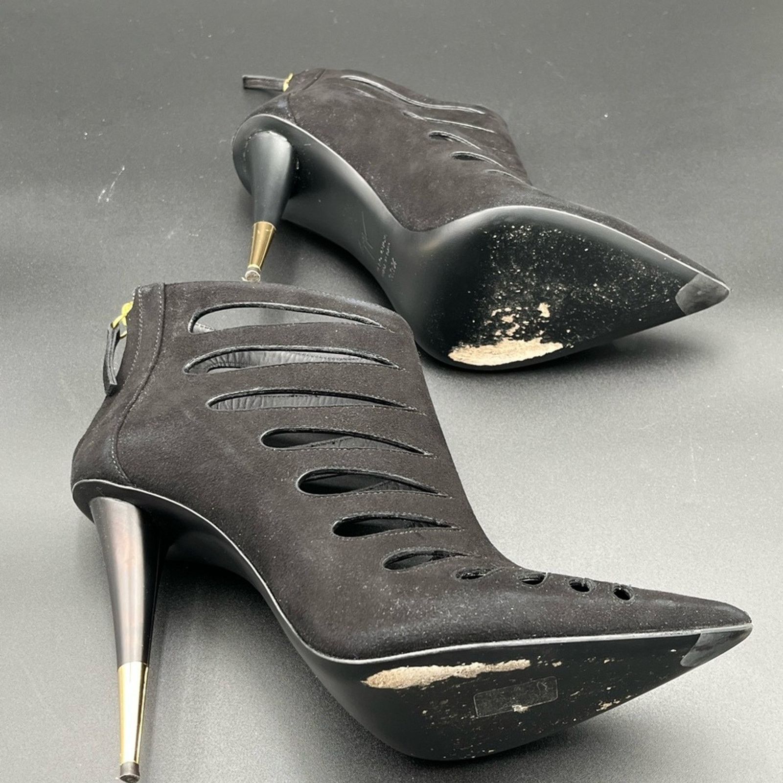 Giuseppe Zanotti Giuseppe Zanotti Black Ester Camoscio 110 Nero Pumps Heels Size US 9.5 / IT 39.5 - 11 Thumbnail