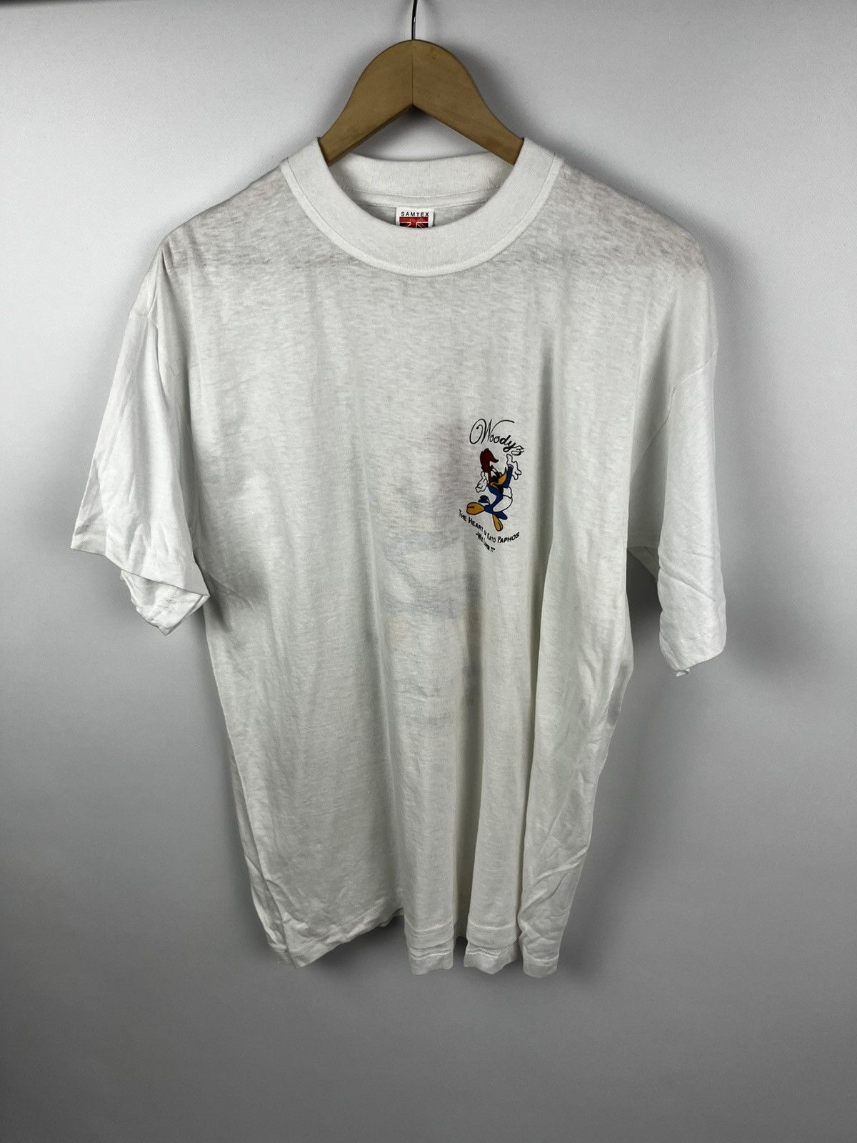Disney Vintage Woody Woodpecker Shirt Mens XL Black 90s Size US M / EU 48-50 / 2 - 3 Thumbnail