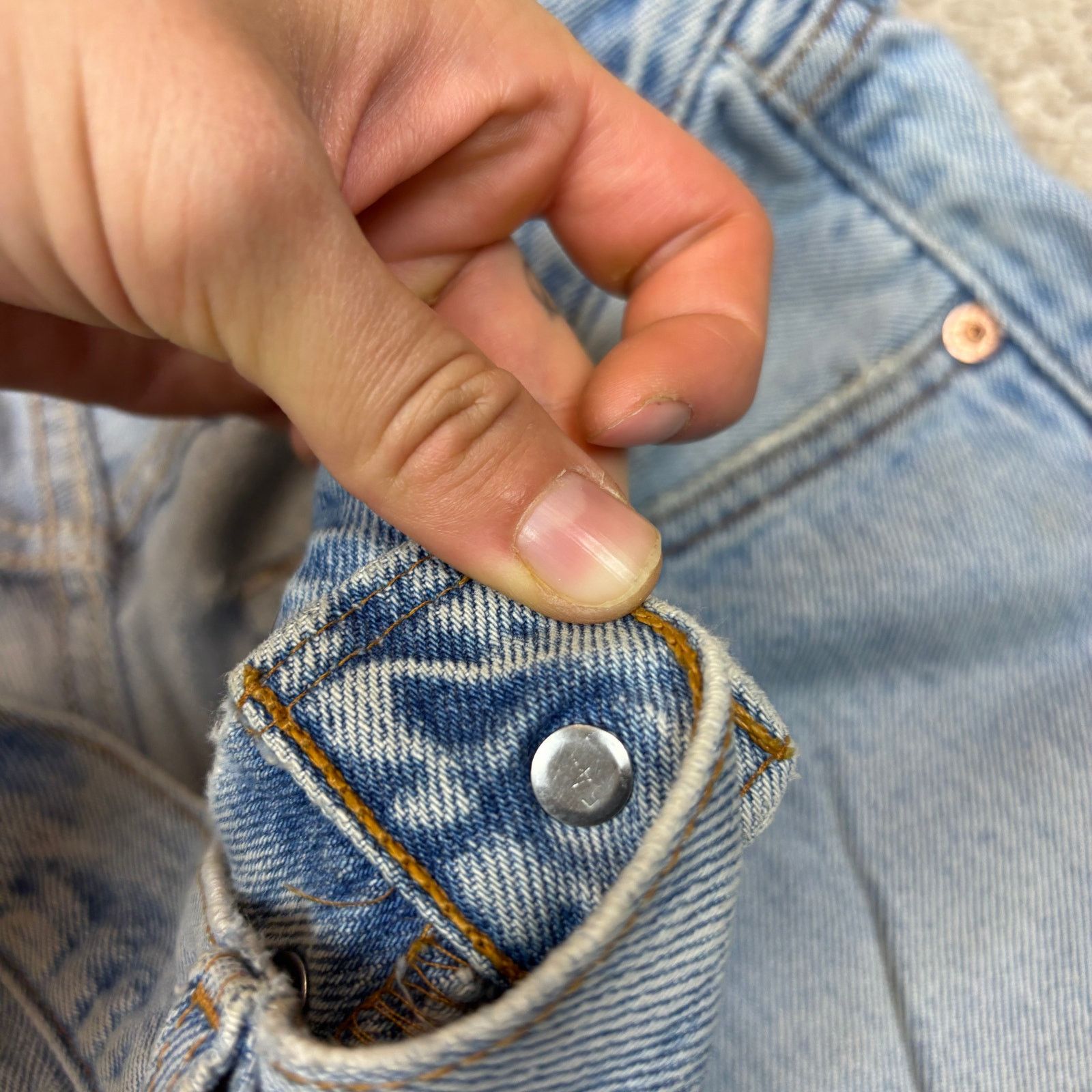 Levi's Vintage 90s Levi's 501 Straight Leg Jeans Men's 32x34 Size US 32 / EU 48 - 6 Thumbnail