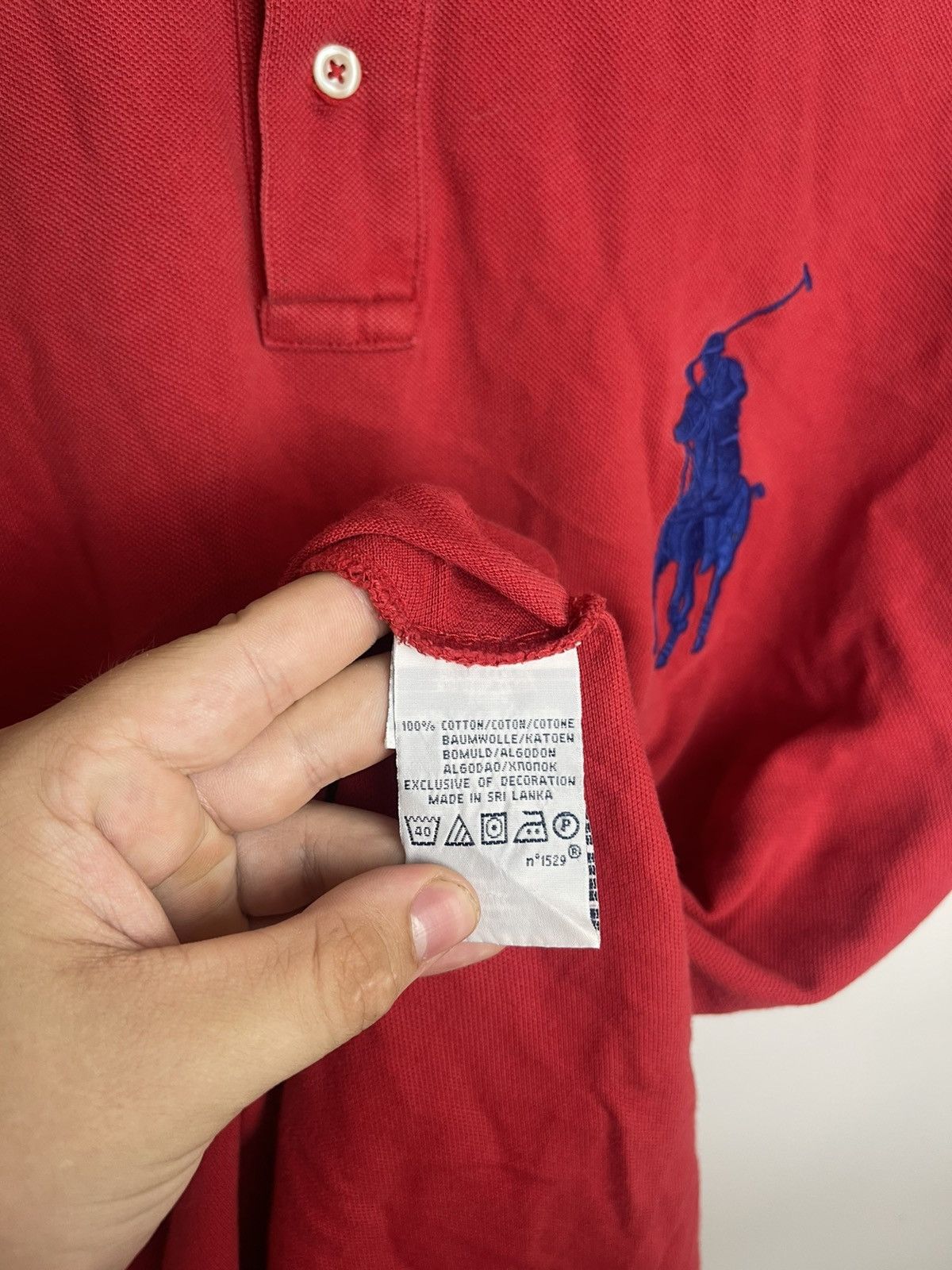 Other Chif keef stylr Vintage Polo Ralph Lauren Big Logo Polo Size US XL / EU 56 / 4 - 6 Thumbnail