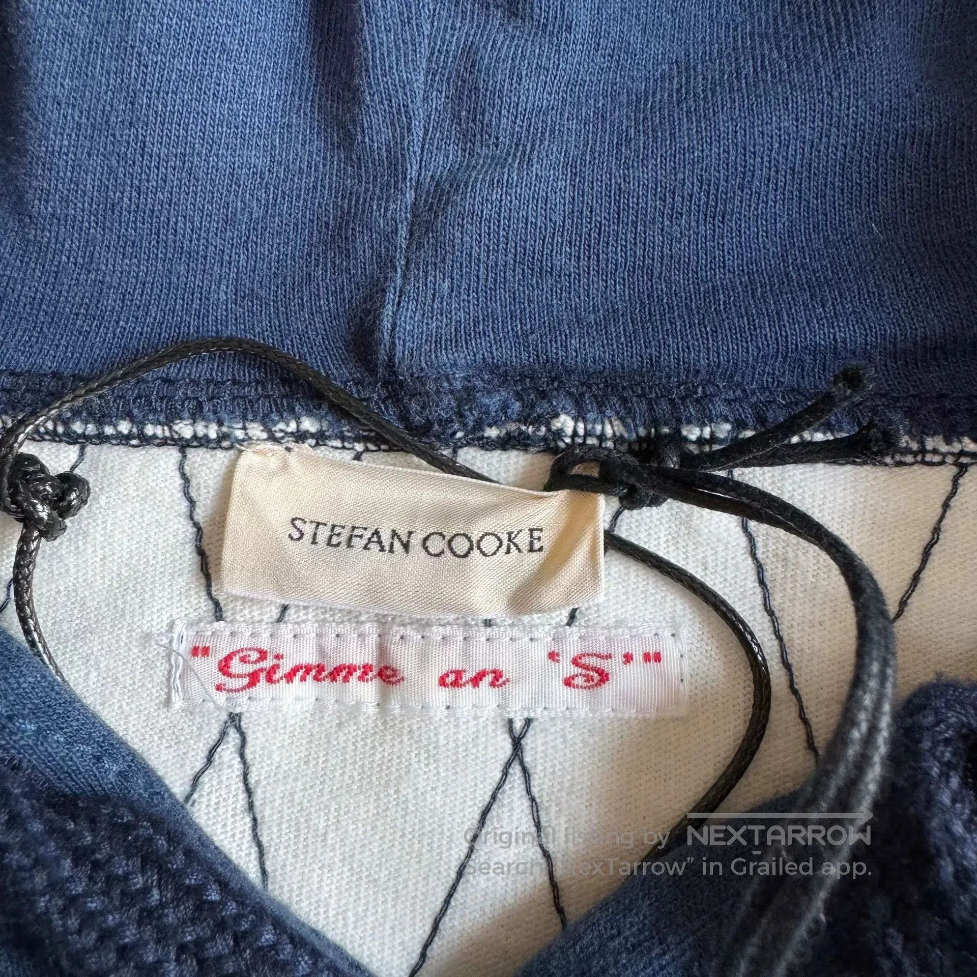 Stefan Cooke Stefan Cooke Hooded Diamond Pattern Sweatshirt. Size US M / EU 48-50 / 2 - 7 Thumbnail