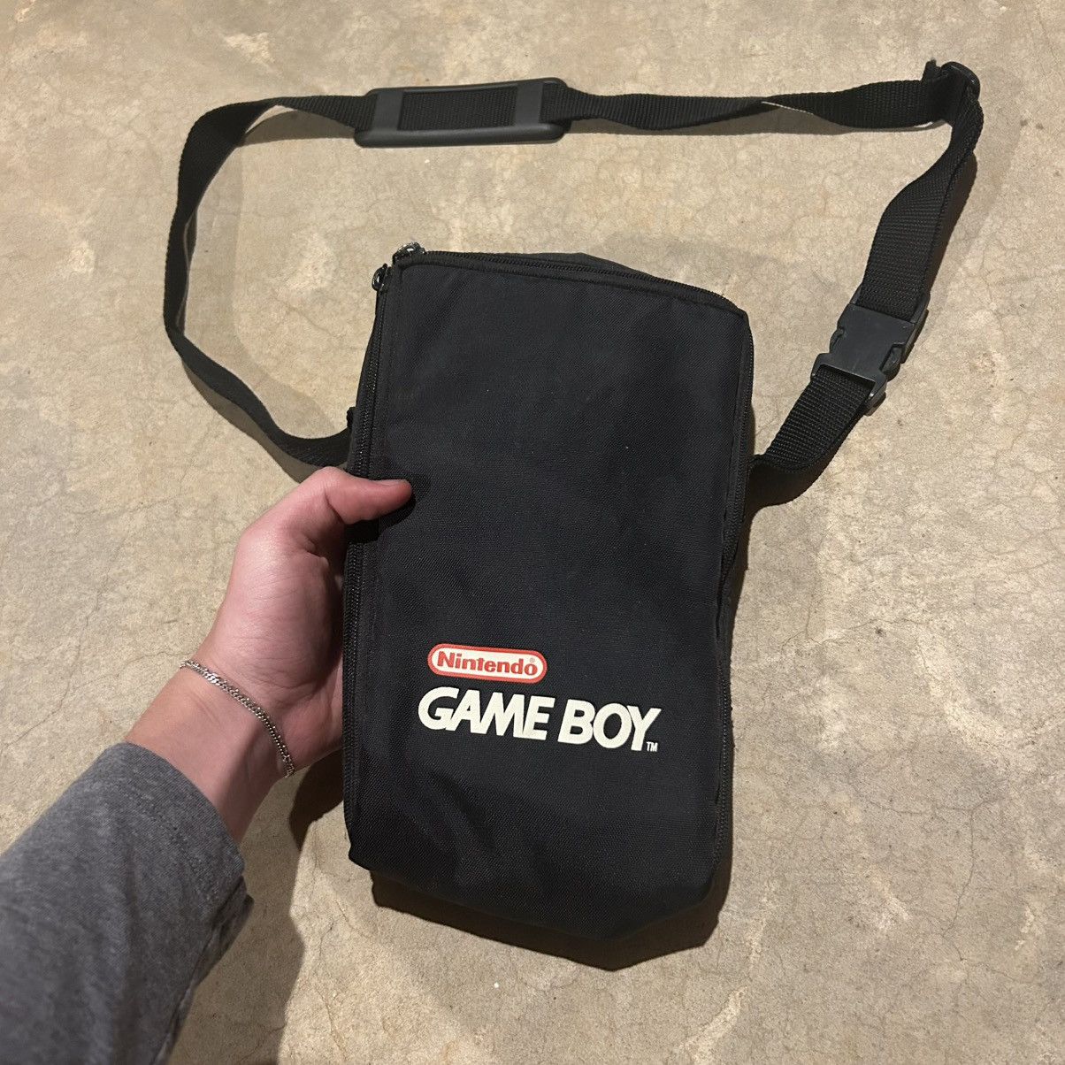 Nintendo × Vintage Rare Vintage 90s Nintendo Game Boy Promo Nylon Shoulder Bag Size ONE SIZE - 2 Thumbnail