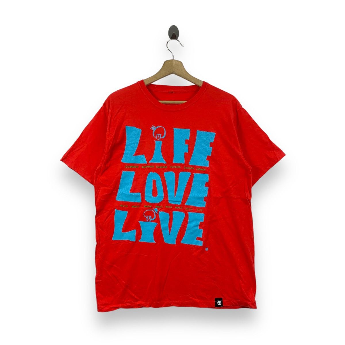 Vintage AI OTSUKA SAKURANBO Life Love Live Summer Tour Tee Shirt Size US L / EU 52-54 / 3 - 1 Thumbnail
