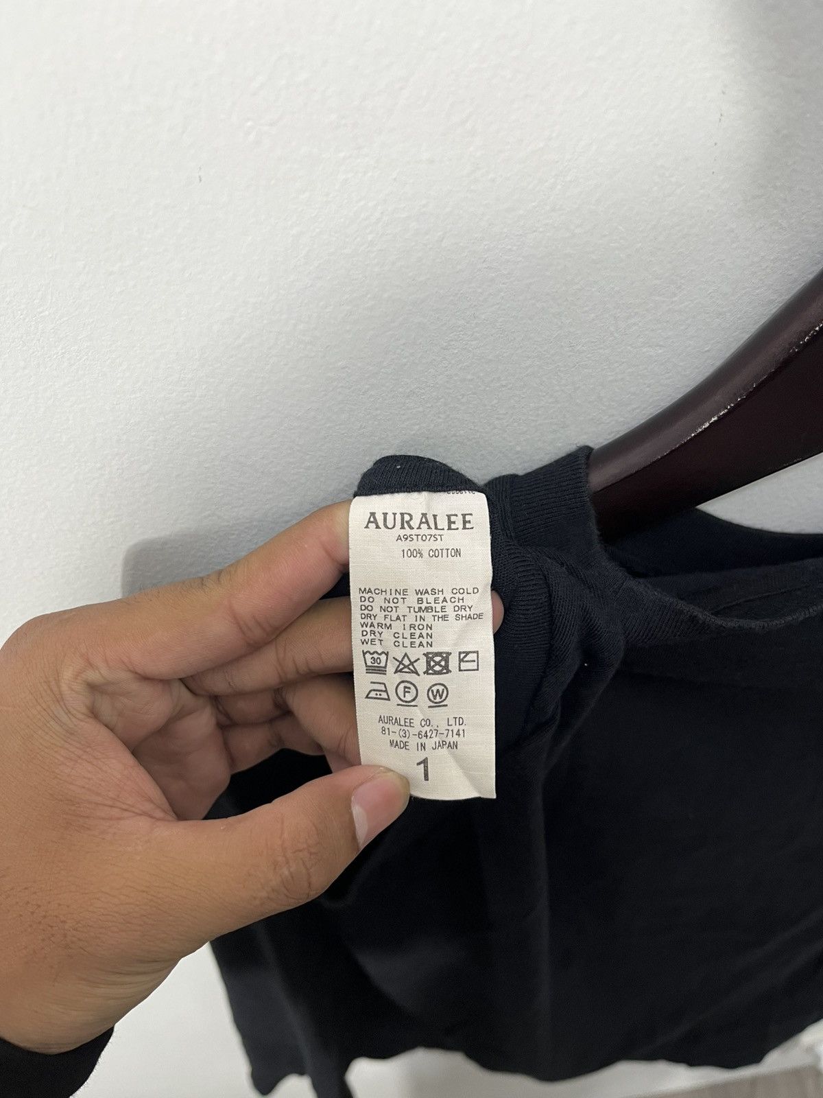 Auralee ❤️‍🔥Last drop❤️‍🔥Auralee muscle tee Size US S / EU 44-46 / 1 - 4 Thumbnail